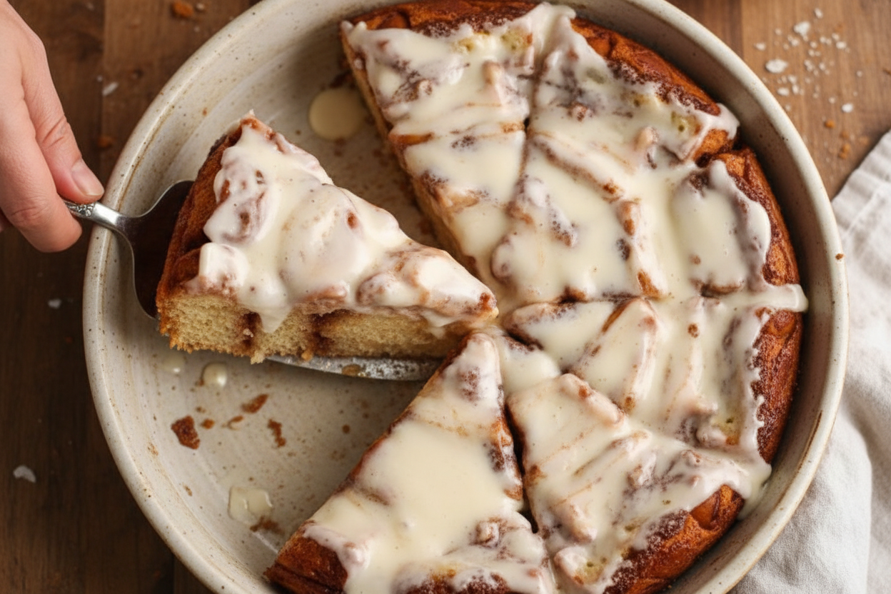 Easy Cinnamon Roll Bread Pudding Recipe
