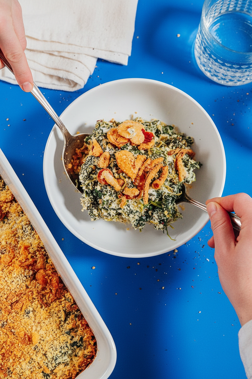 How To Make Creamed Spinach Casserole