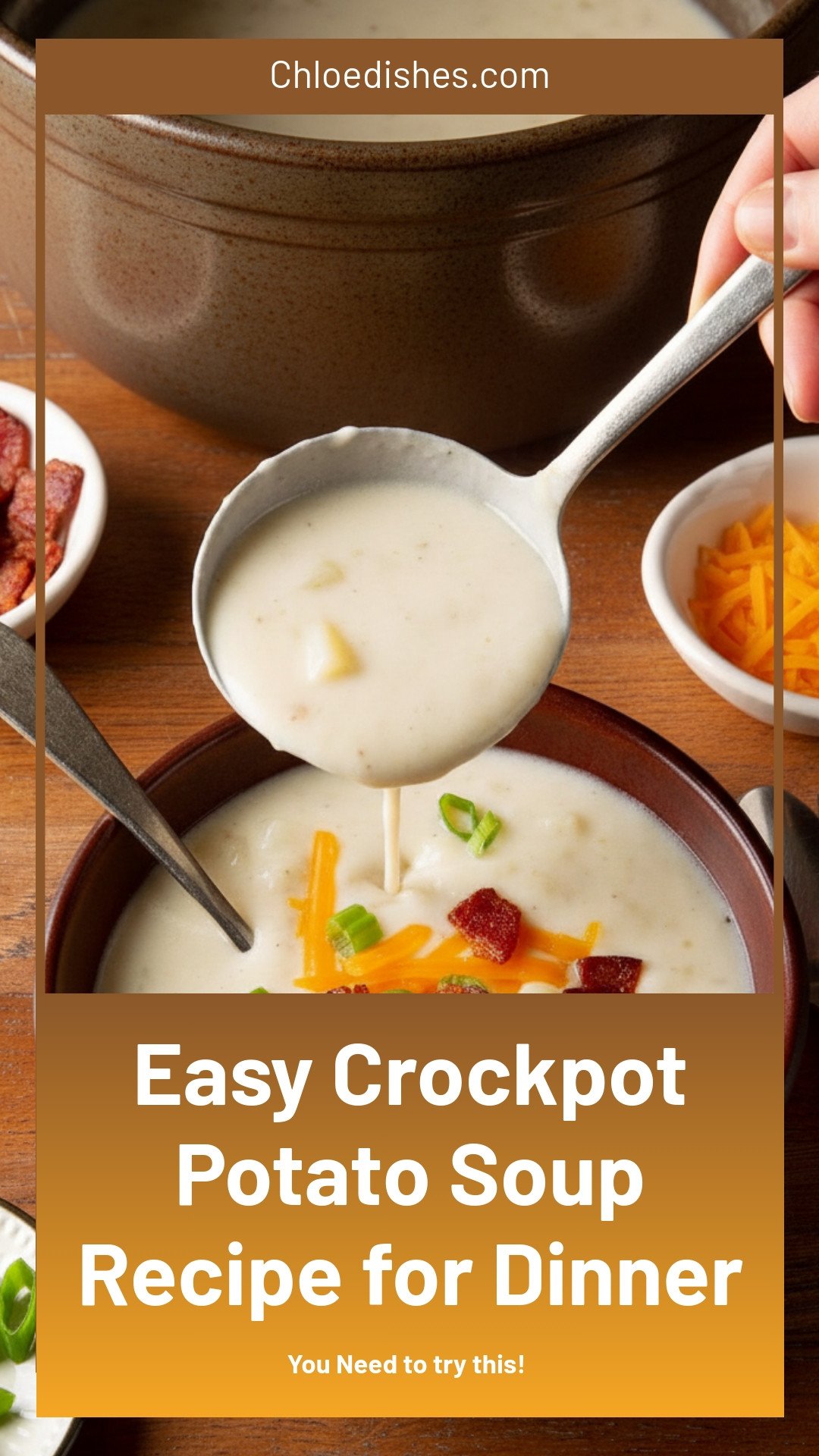 Easy Crockpot Potato Soup
