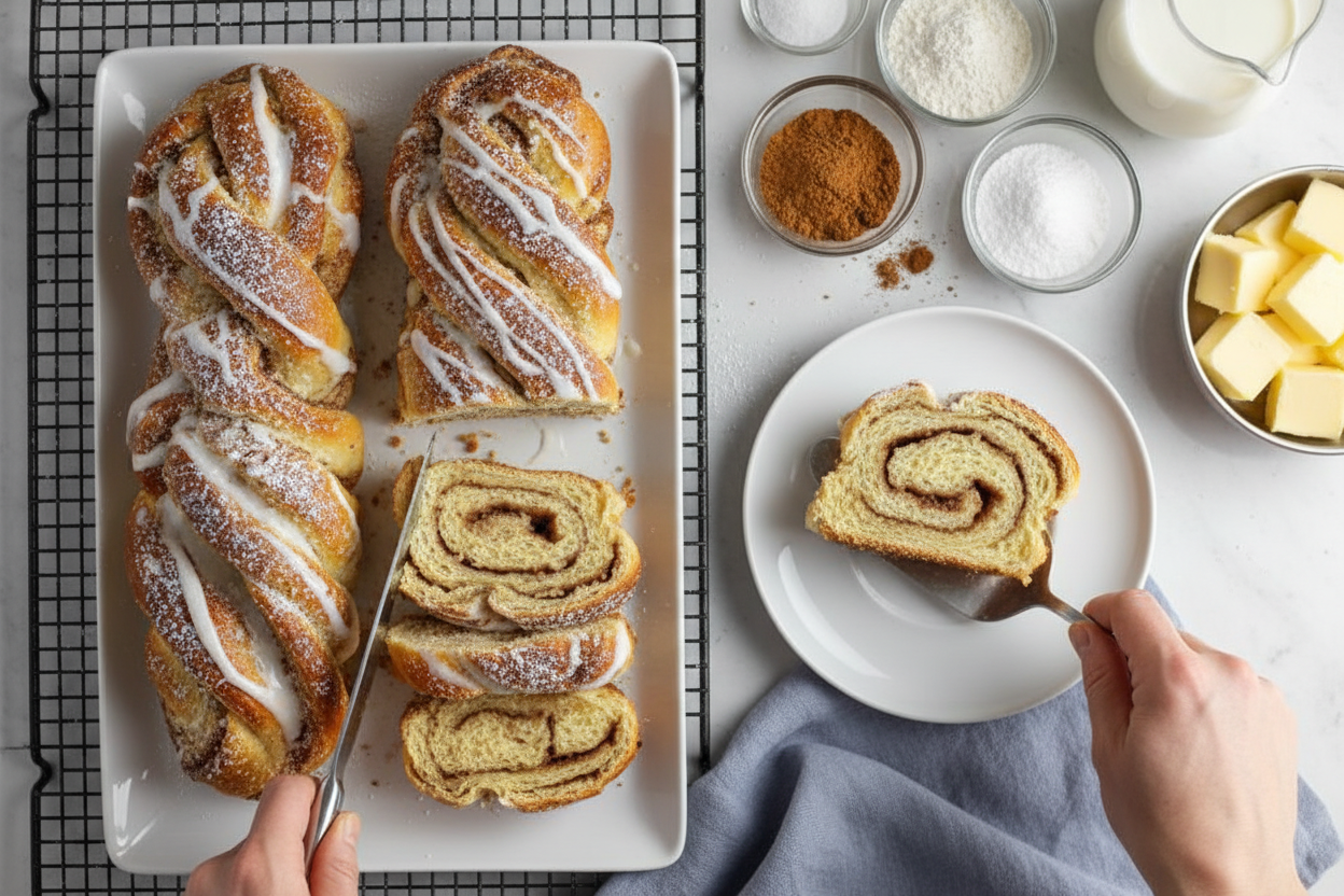 Easy Fast Cinnamon Twist Loaf Recipe