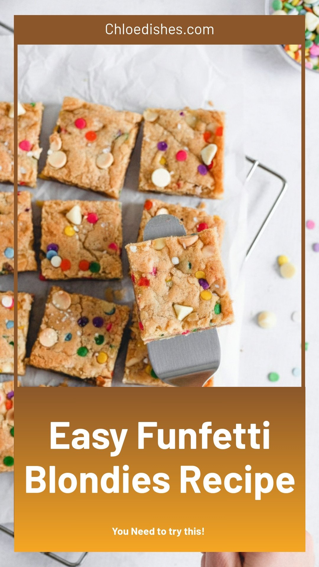 Funfetti Blondies