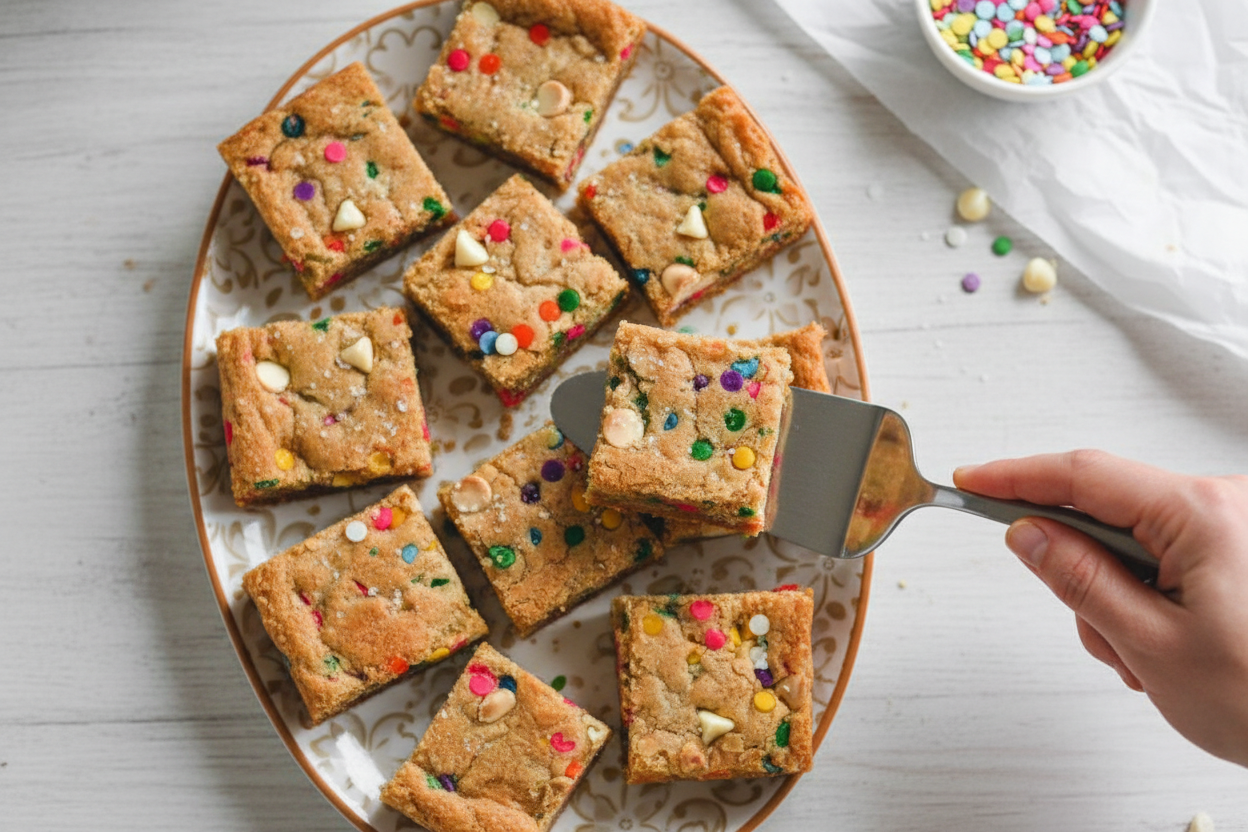 Easy Funfetti Blondies Recipe