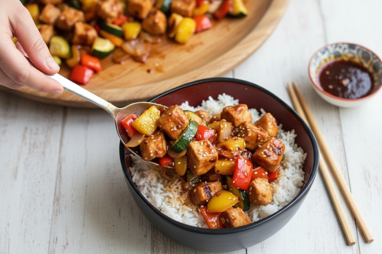 Easy Hawaiian BBQ Chicken Bowl Recipe