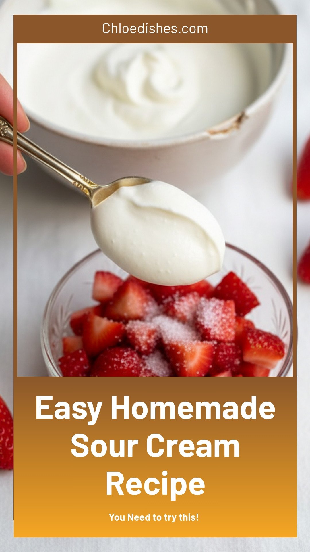 Easy Homemade Sour Cream