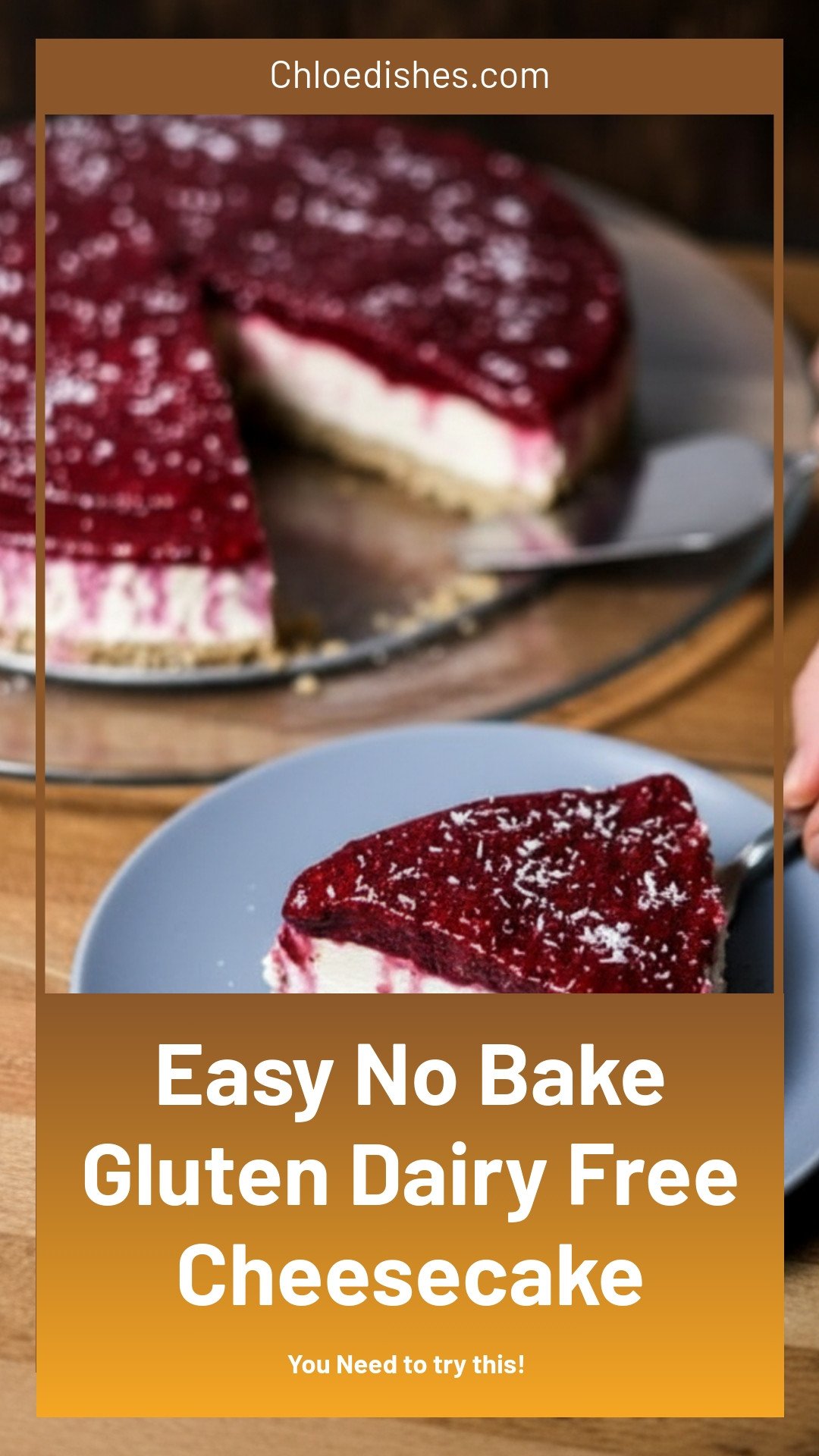 Gluten-Free and Dairy-Free Cheesecake (No Bake)
