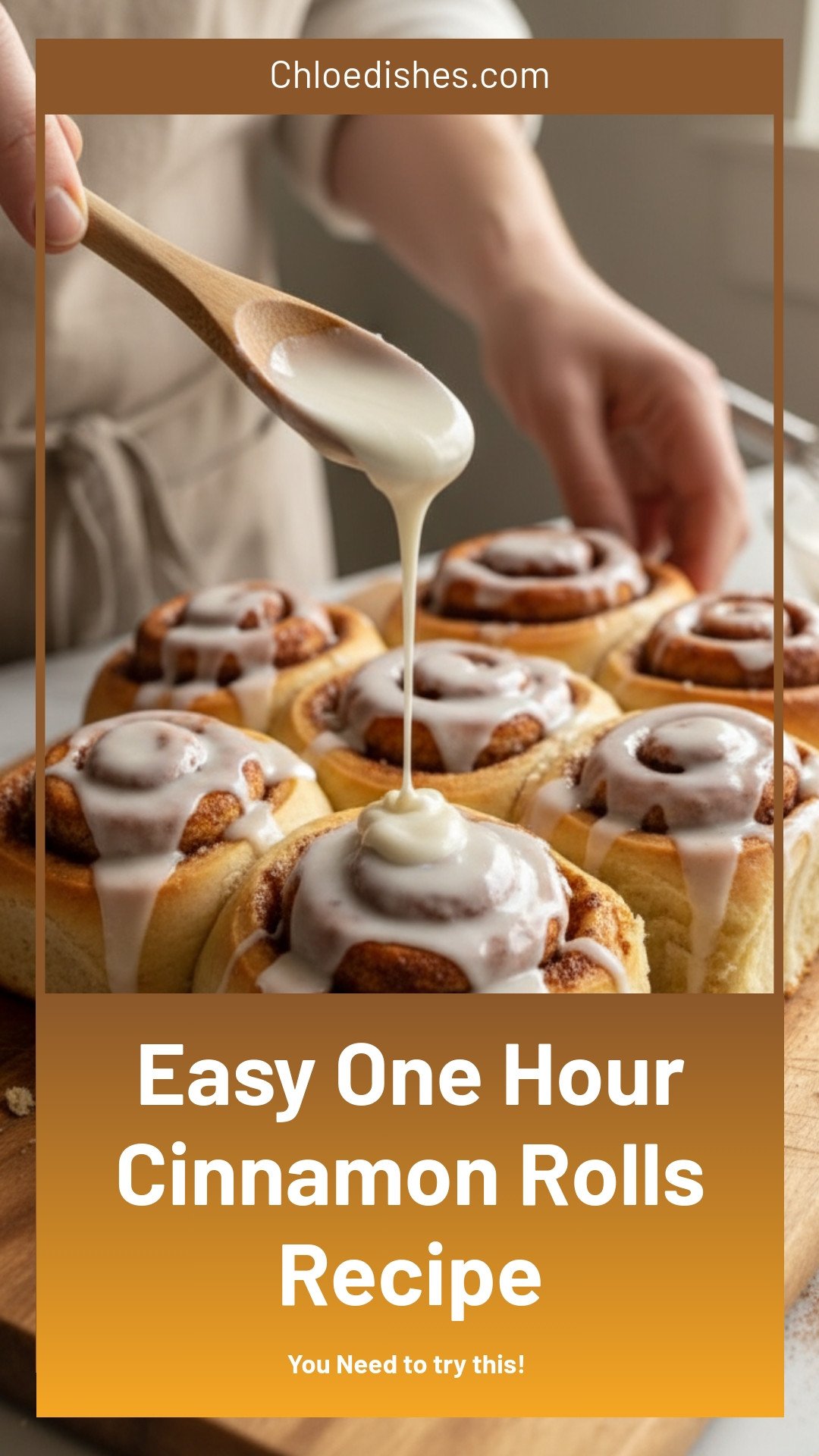 Easy One Hour Cinnamon Rolls Recipe