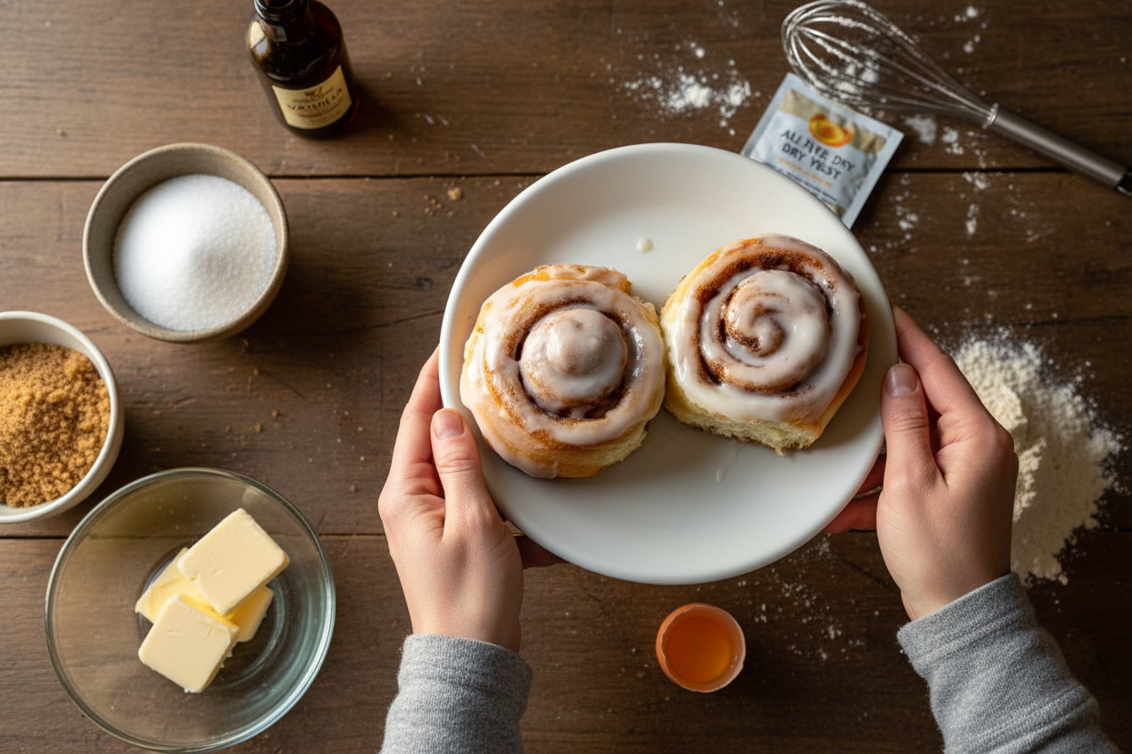 Easy One Hour Cinnamon Rolls Recipe