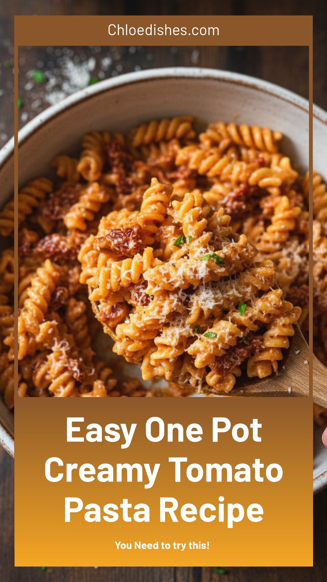 One Pot Creamy Tomato Pasta