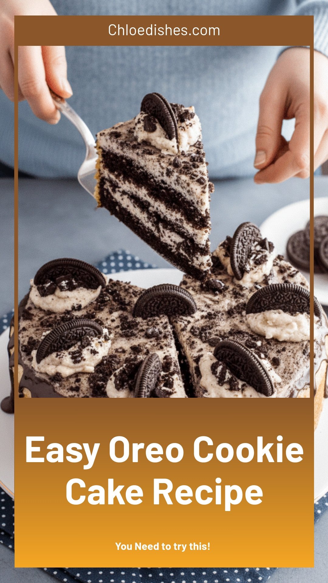 Oreo Cookie Cake Recipe