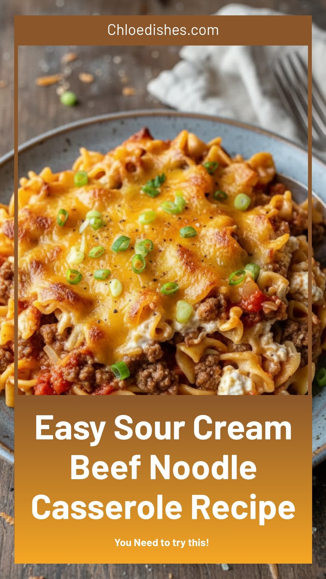 Sour Cream Beef Noodle Casserole