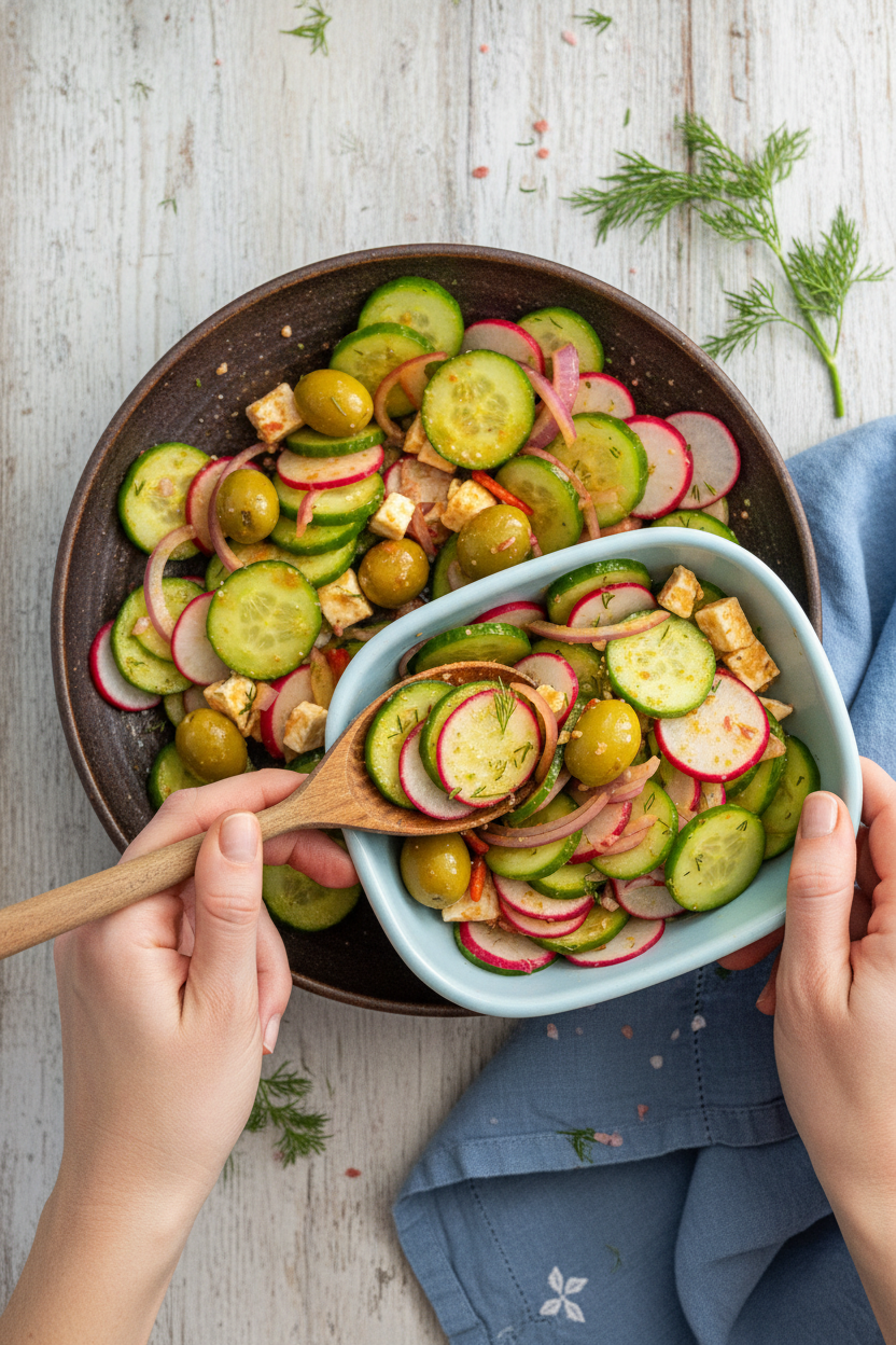 Easy Spicy Cucumber Salad Recipe