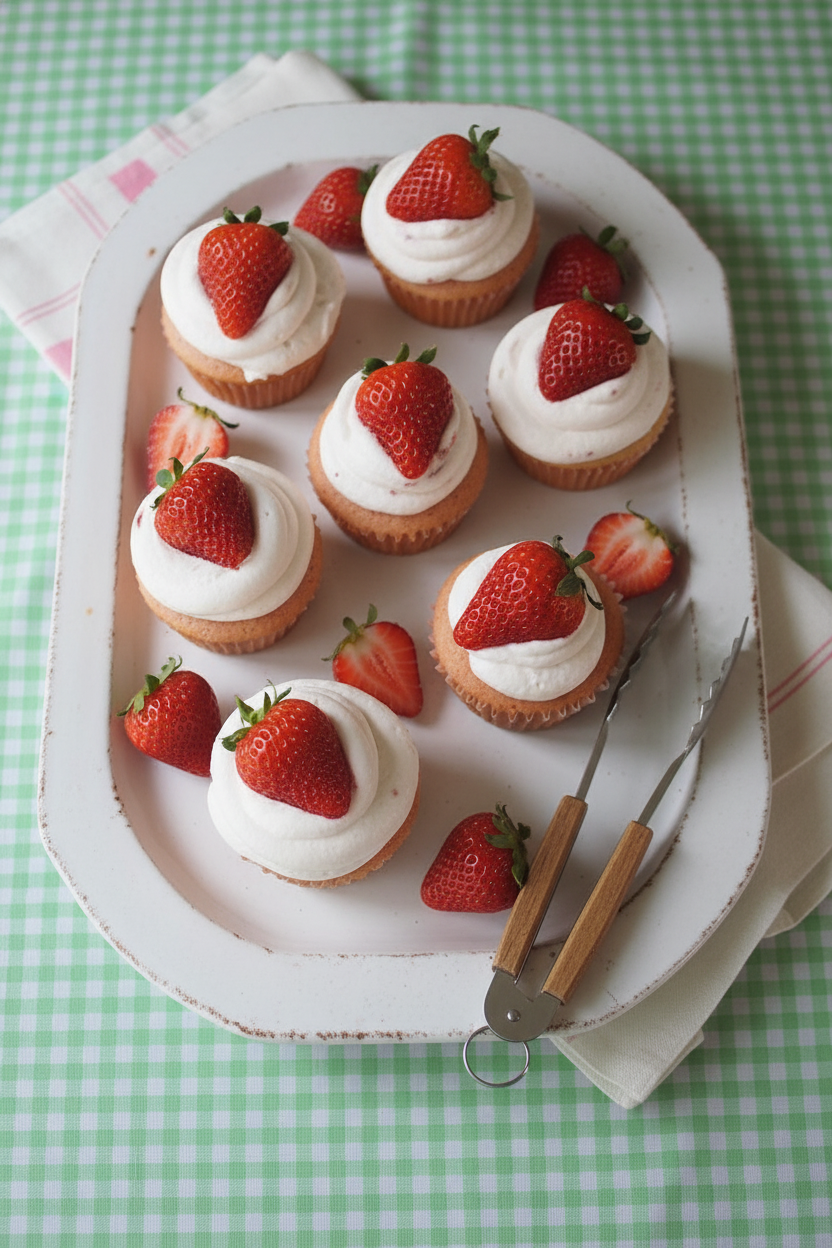 How to Make Strawberry Cupcakes