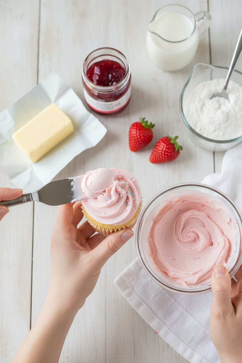 How to Make Easy Strawberry Frosting