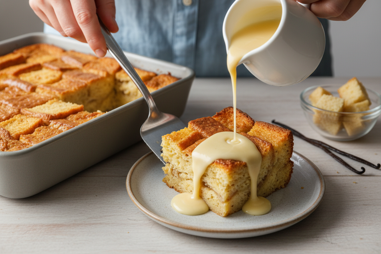 Easy Vanilla Bread Pudding Recipe for Beginners