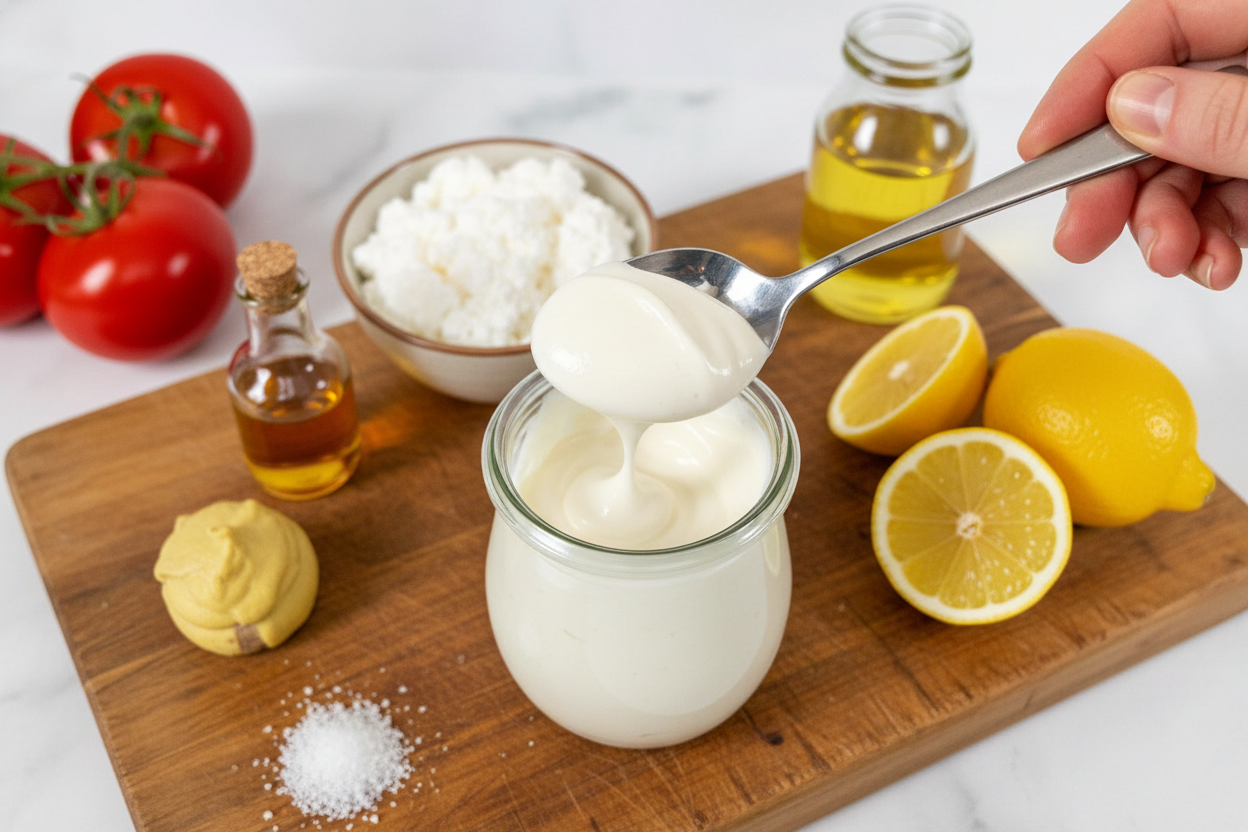 Easy Vegan Mayonnaise Recipe from Scratch