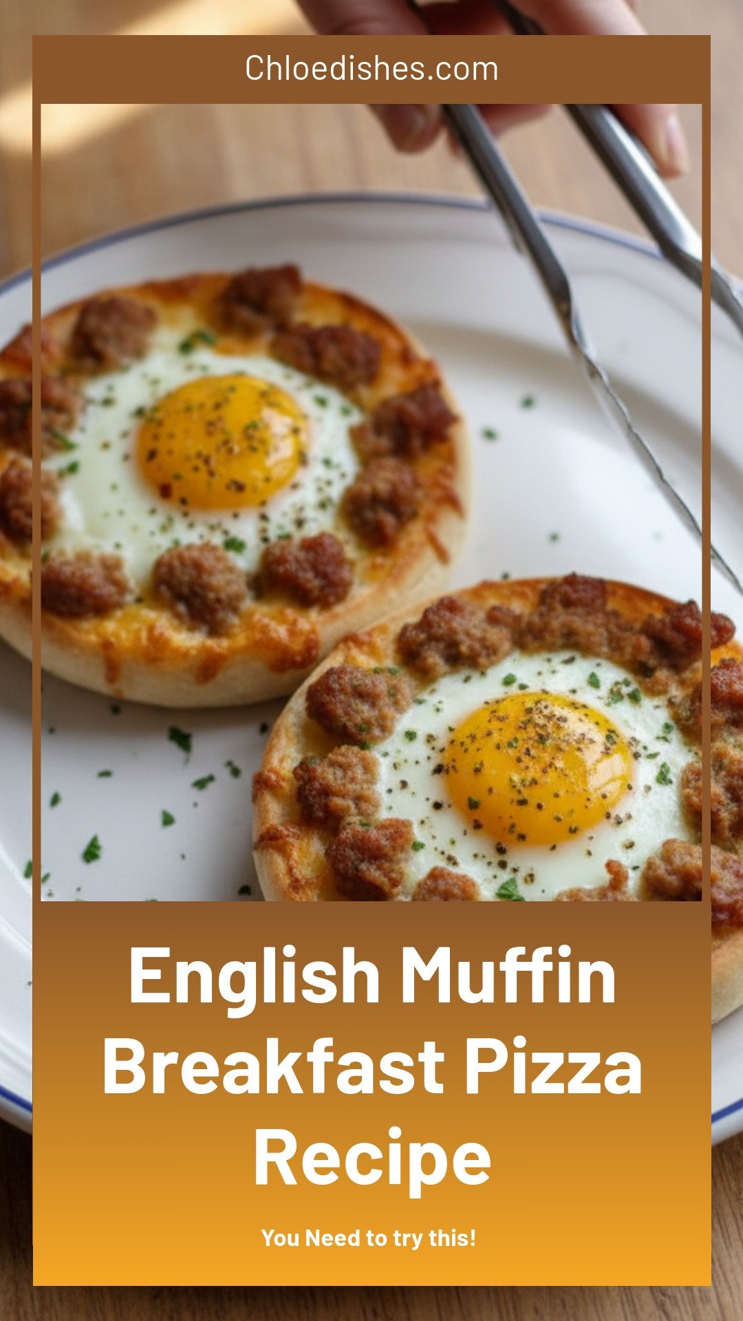 English Muffin Breakfast Pizza Recipe
