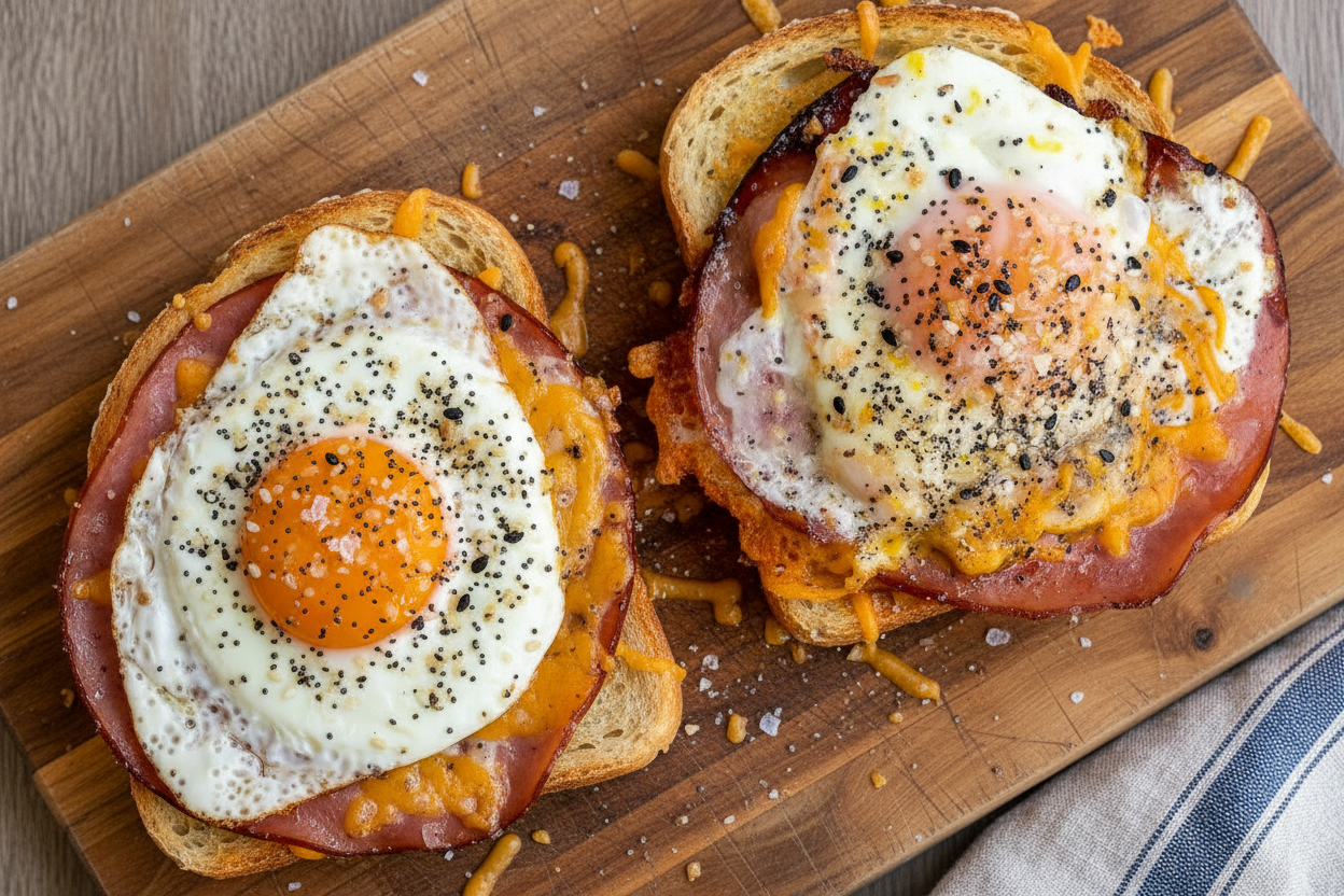 Everything but the Bagel Ham Egg and Cheese