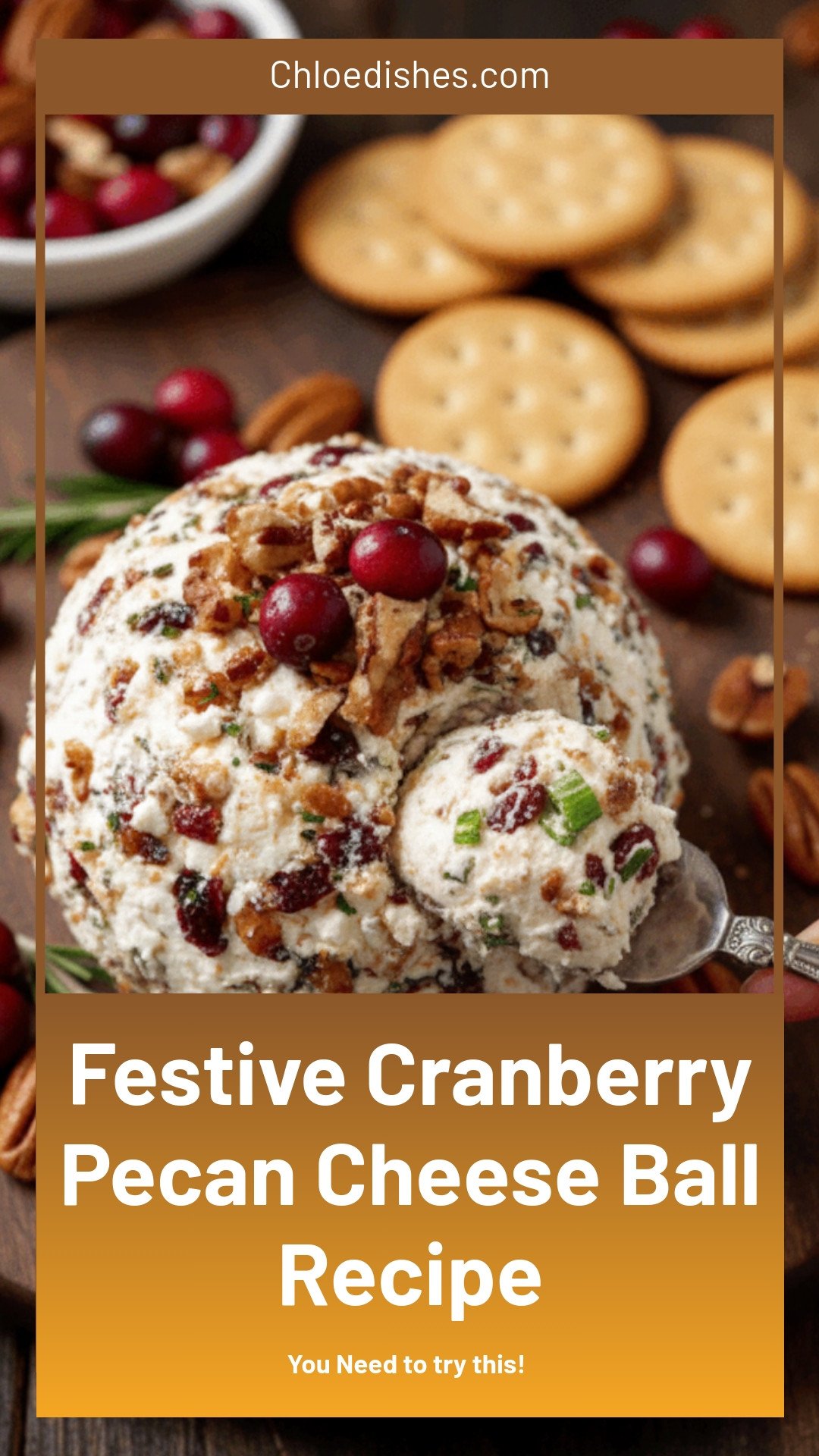 Cranberry Pecan Cheese Ball Recipe for Festive Gatherings