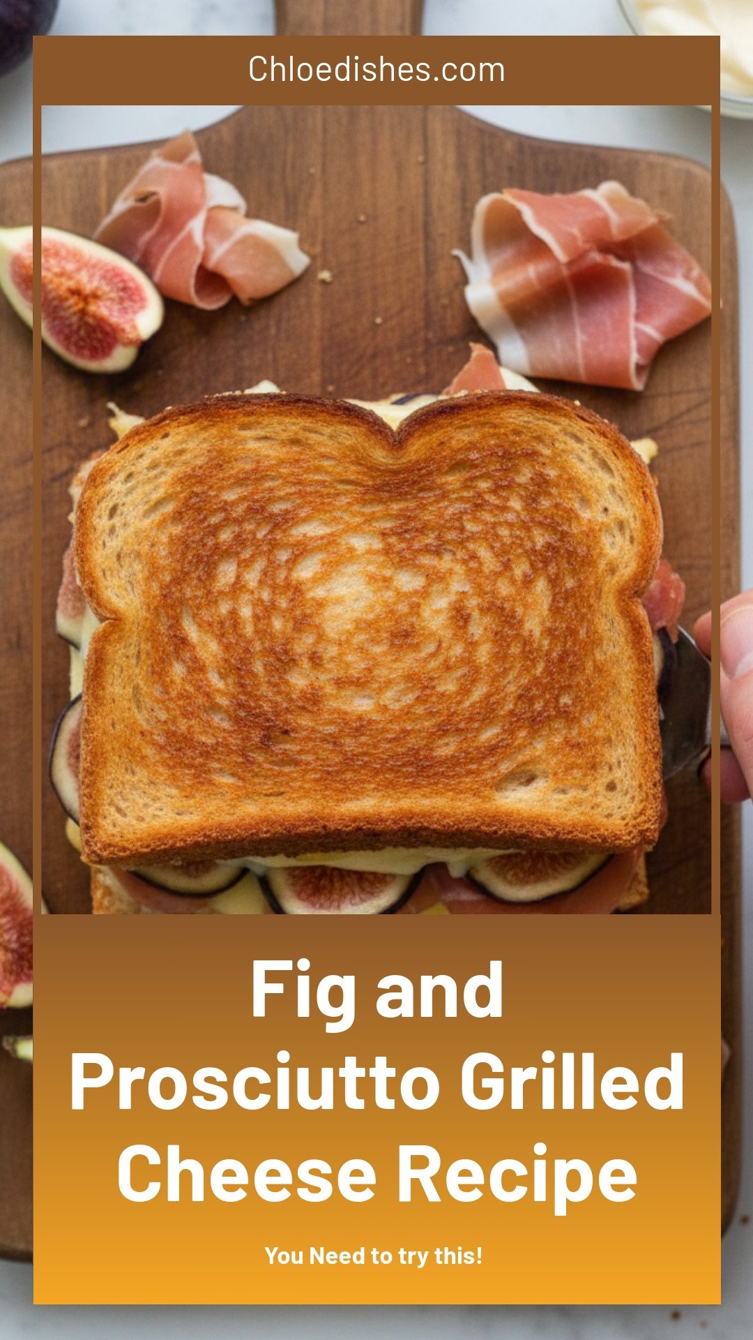 Trader Joe's Tuesday: Fig and Prosciutto Grilled Cheese | Caroline Chambers