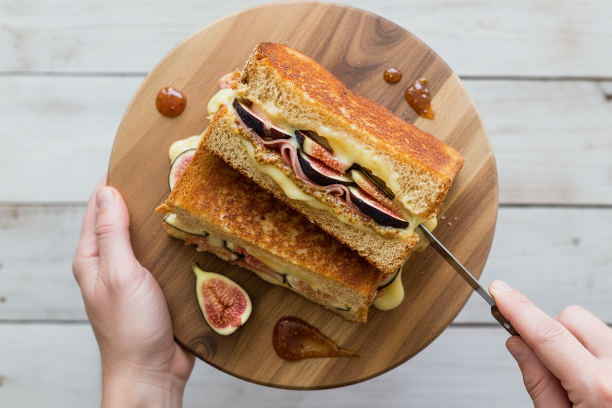 Fig and Prosciutto Grilled Cheese Recipe