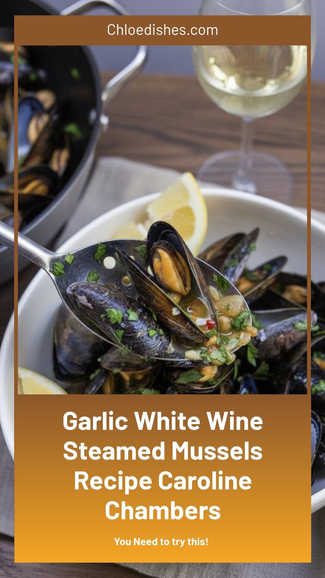 Garlic & White Wine Steamed Mussels | Caroline Chambers
