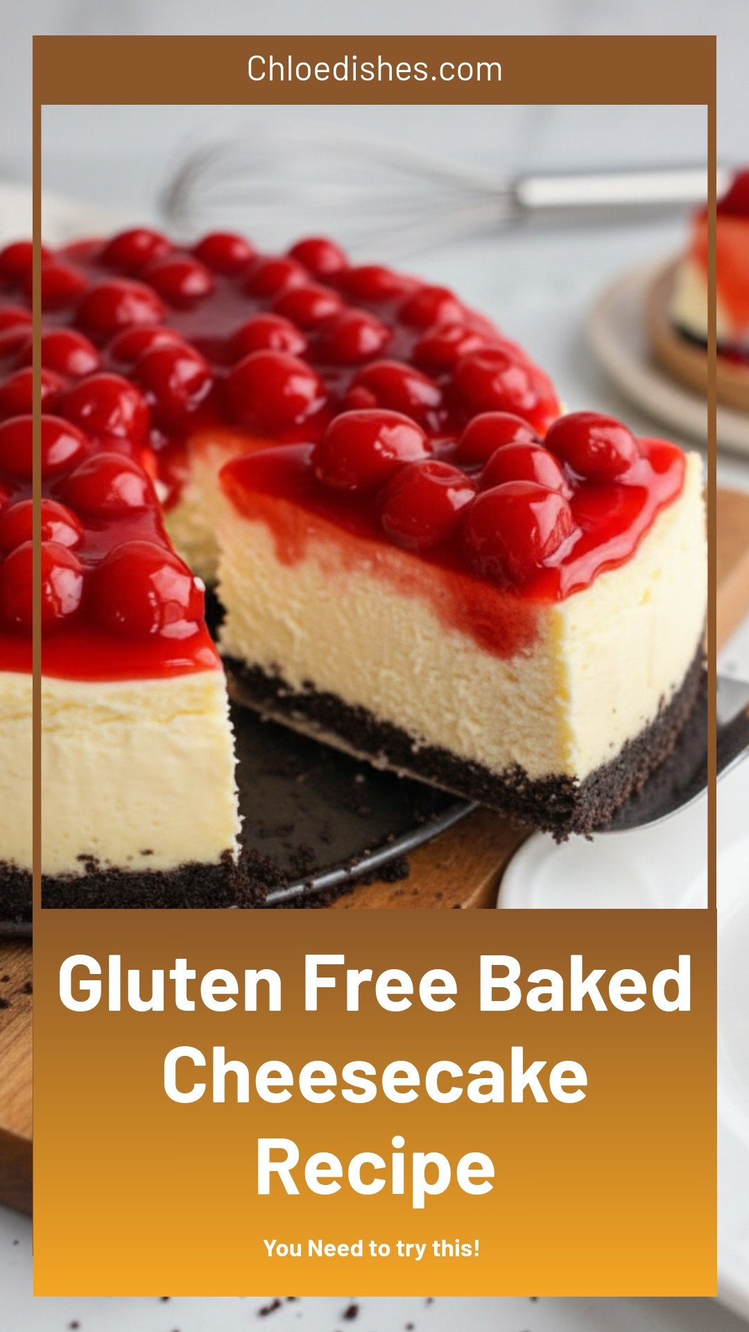 Gluten Free Baked Cheesecake