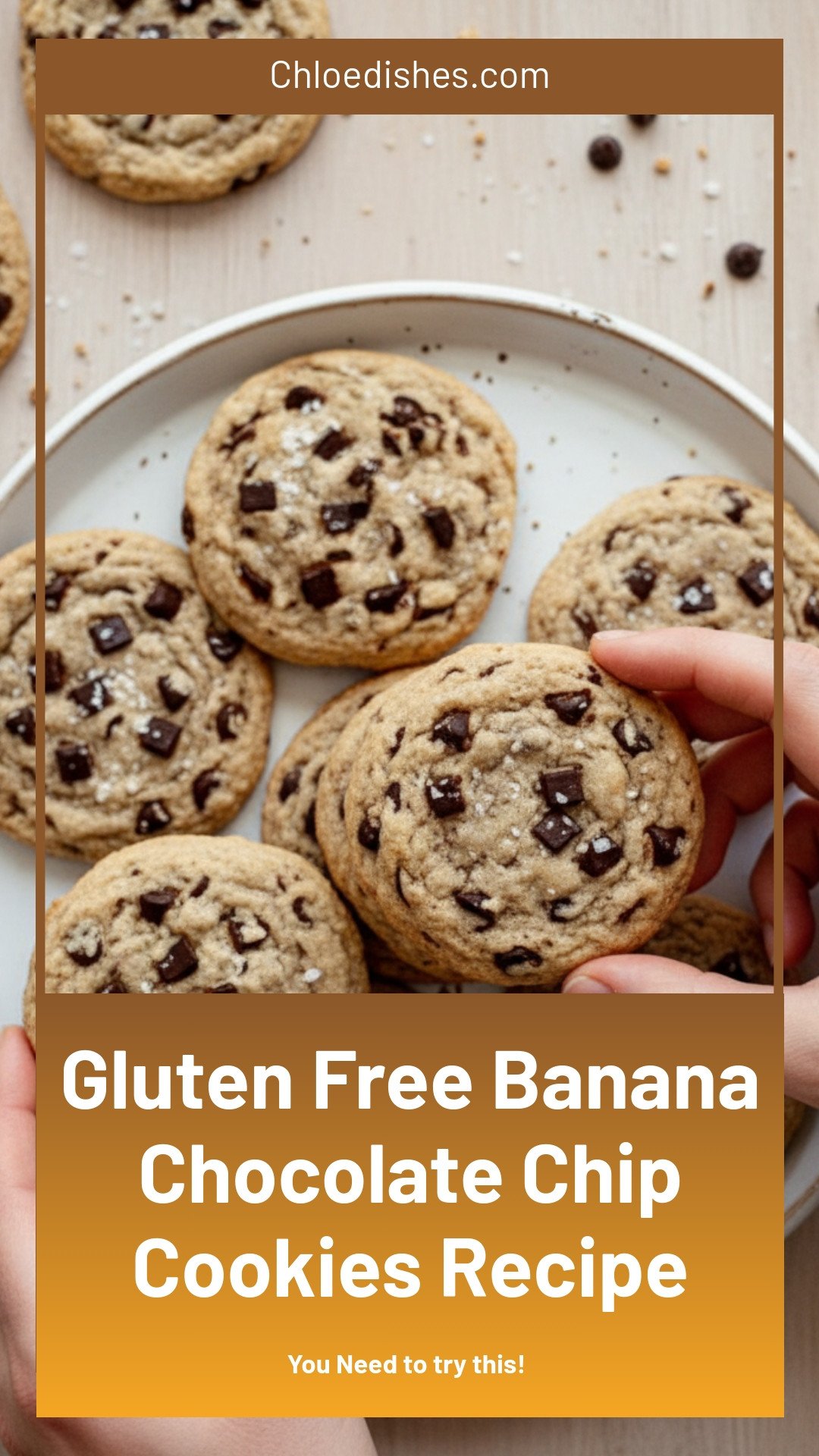 Gluten-Free Banana Chocolate Chip Cookies