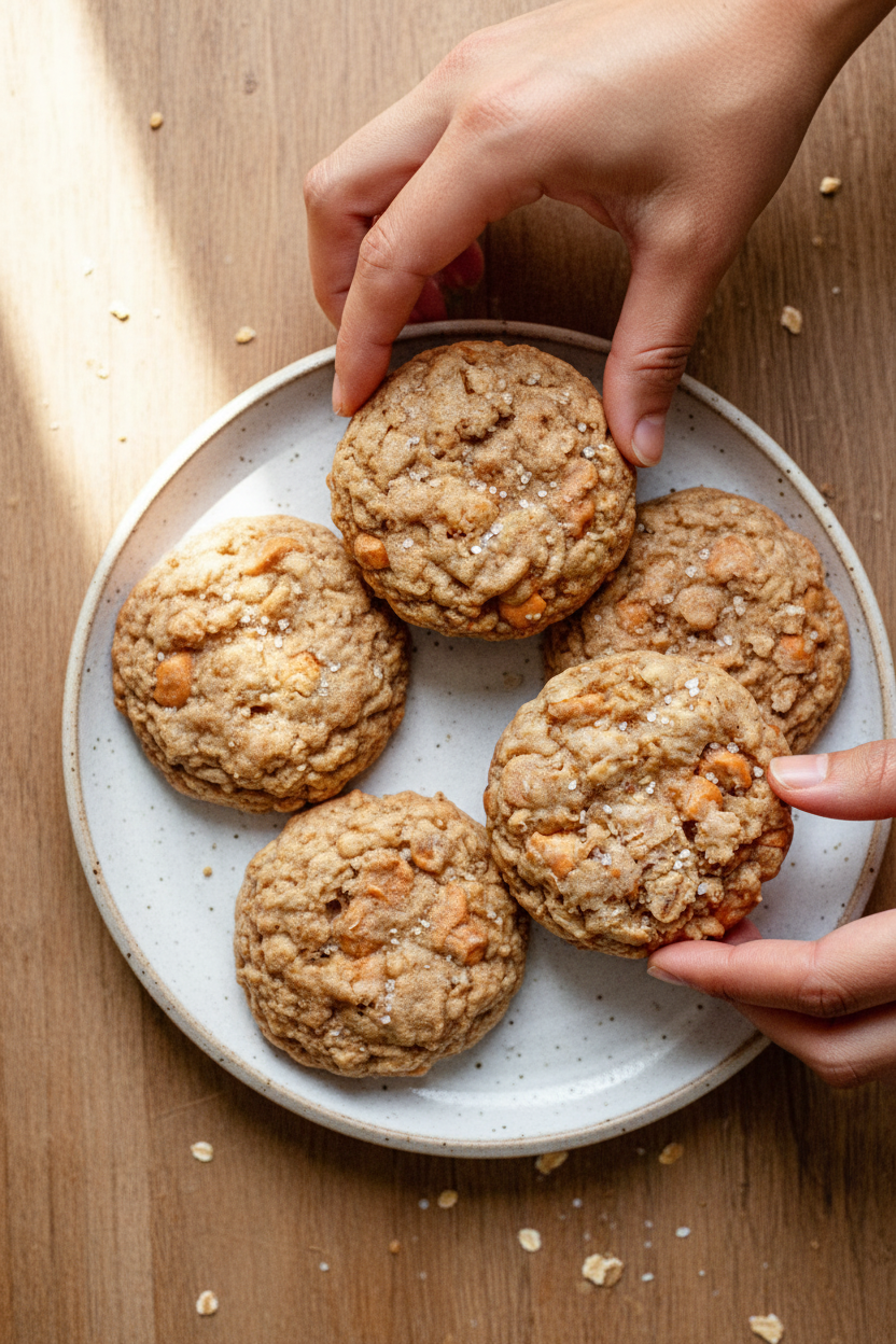 Gluten-Free Butterscotch Oatmeal Cookies