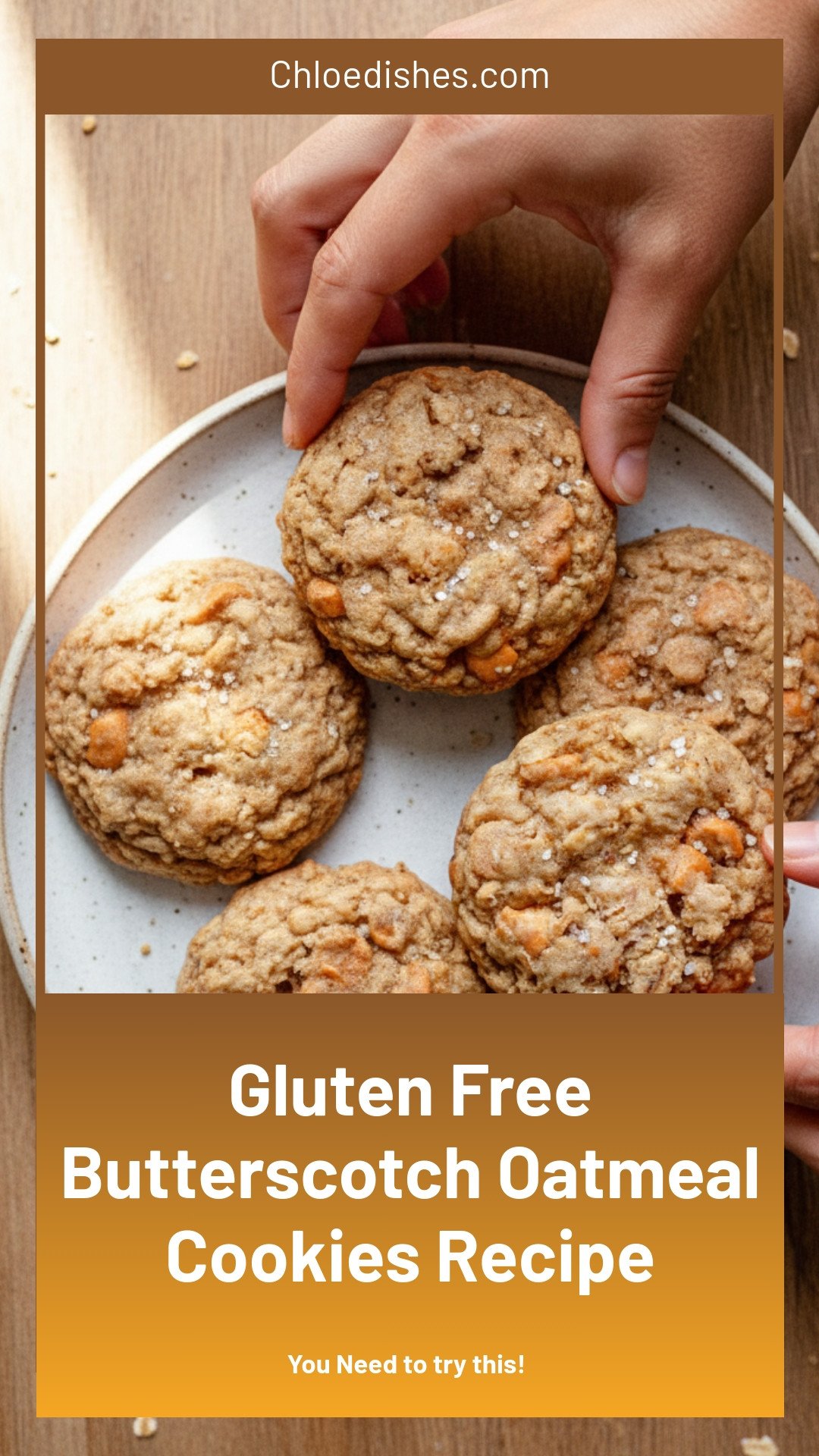 Gluten-Free Butterscotch Oatmeal Cookies