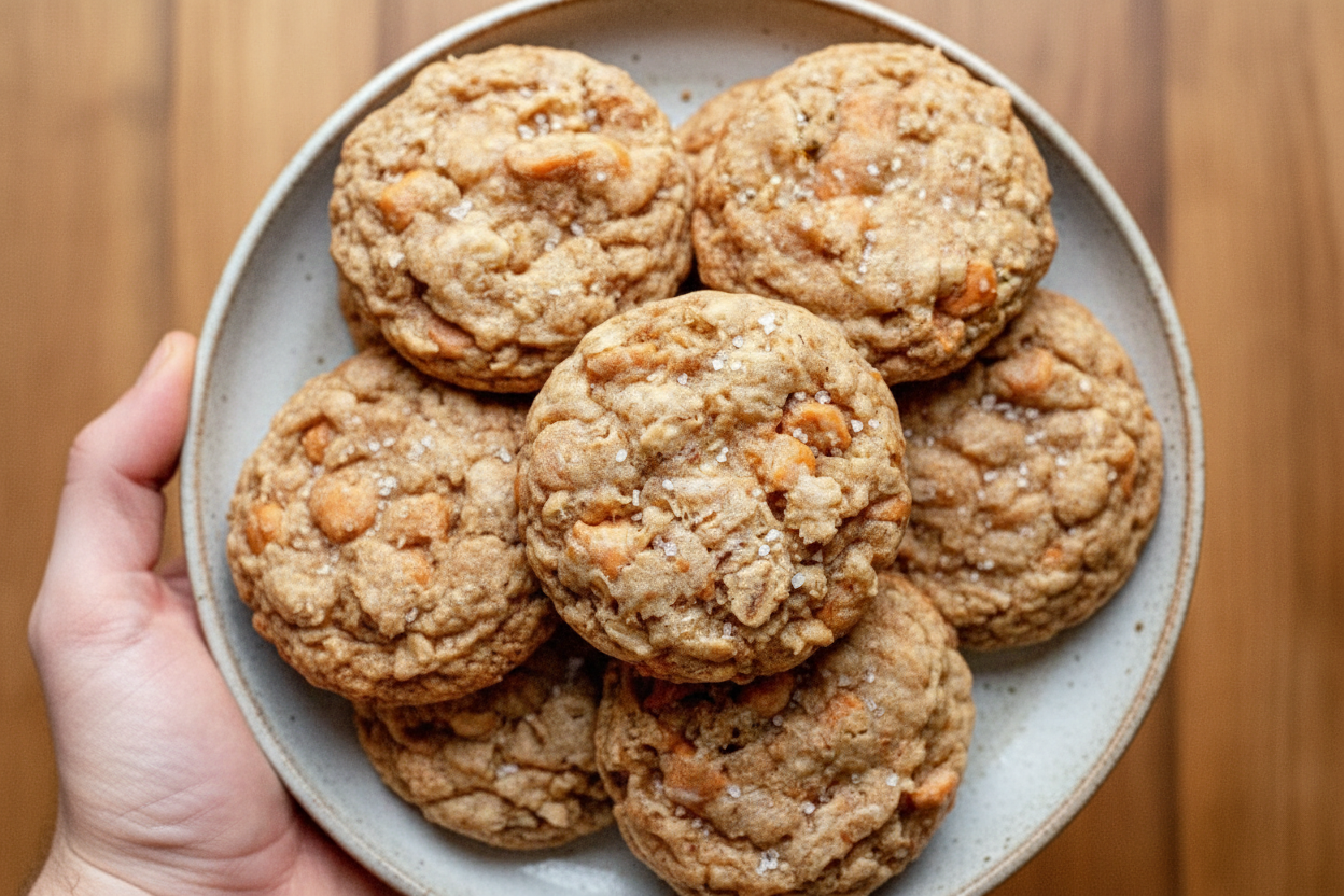 Gluten Free Butterscotch Oatmeal Cookies Recipe