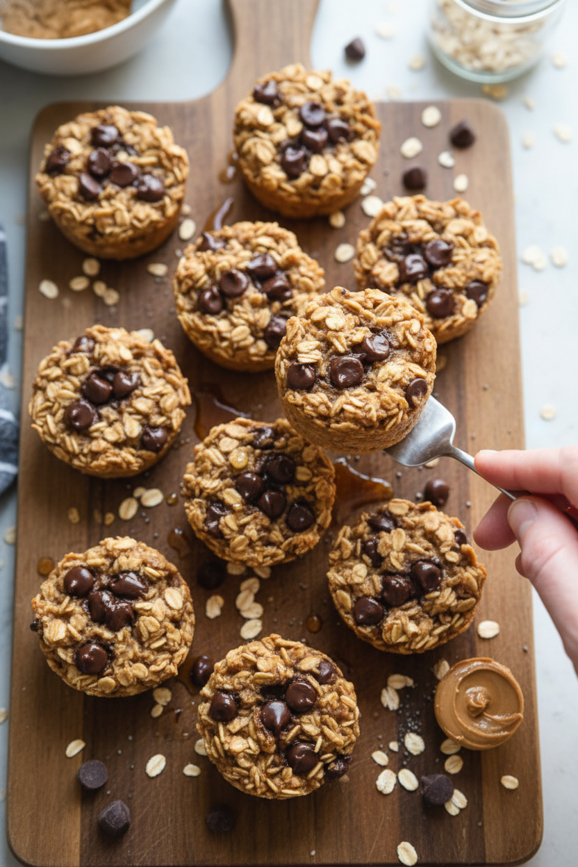 Gluten Free Chocolate Chip Oatmeal Bites