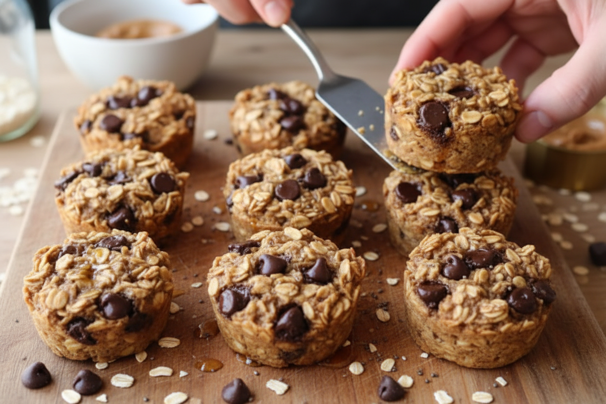 Gluten Free Chocolate Chip Oatmeal Bites Recipe