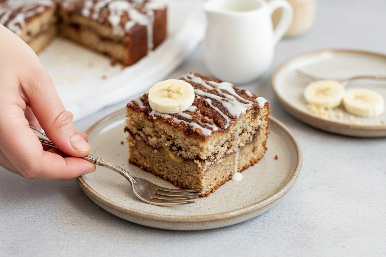 Gluten-Free Dairy-Free Banana Coffee Cake Recipe