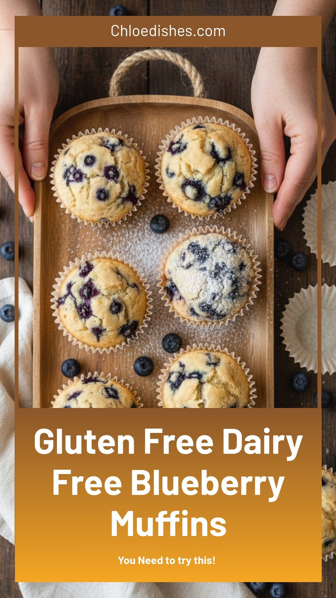 Dairy-Free Blueberry Muffins (Gluten-Free)