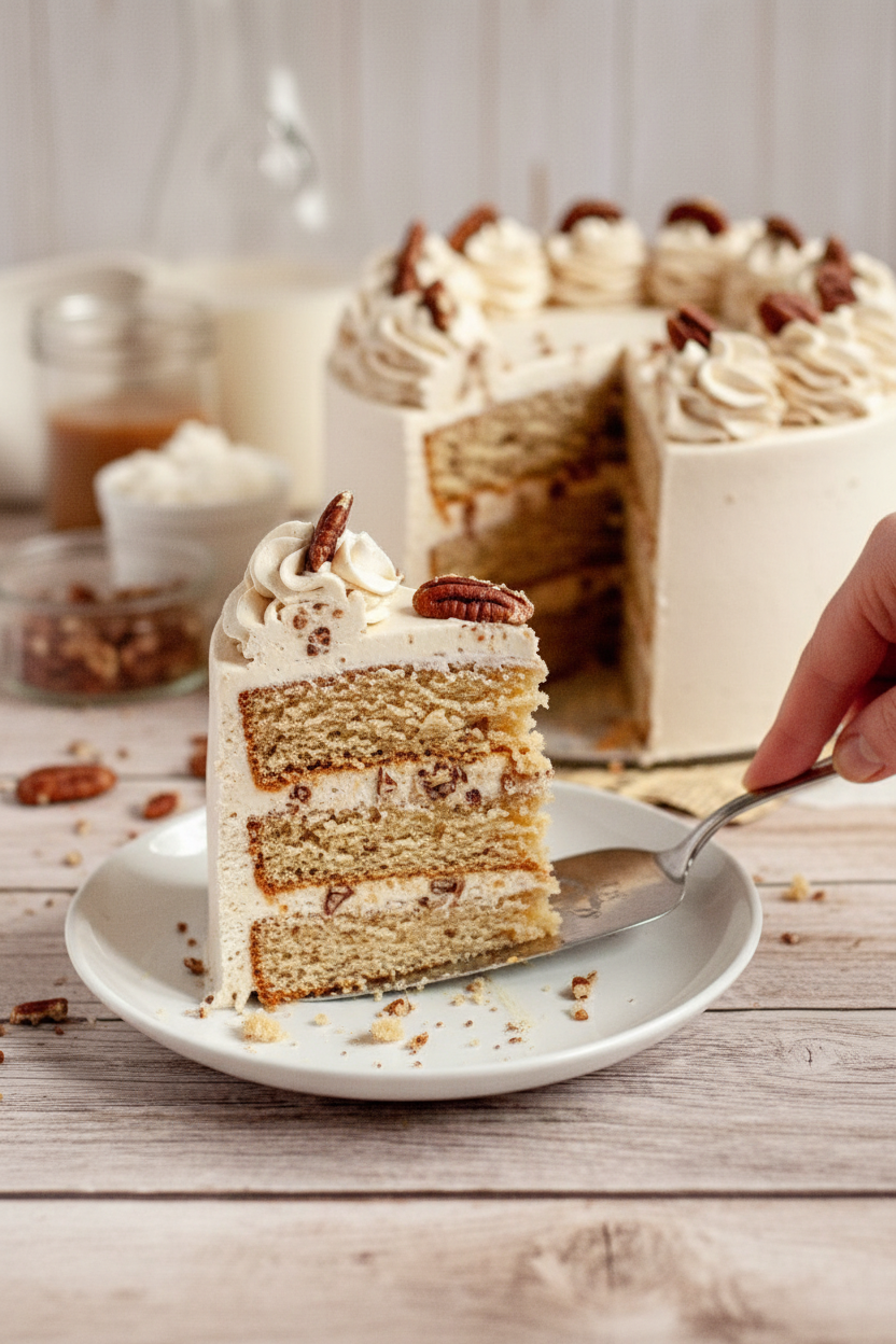 Butter Pecan Cake (GF & DF Option)