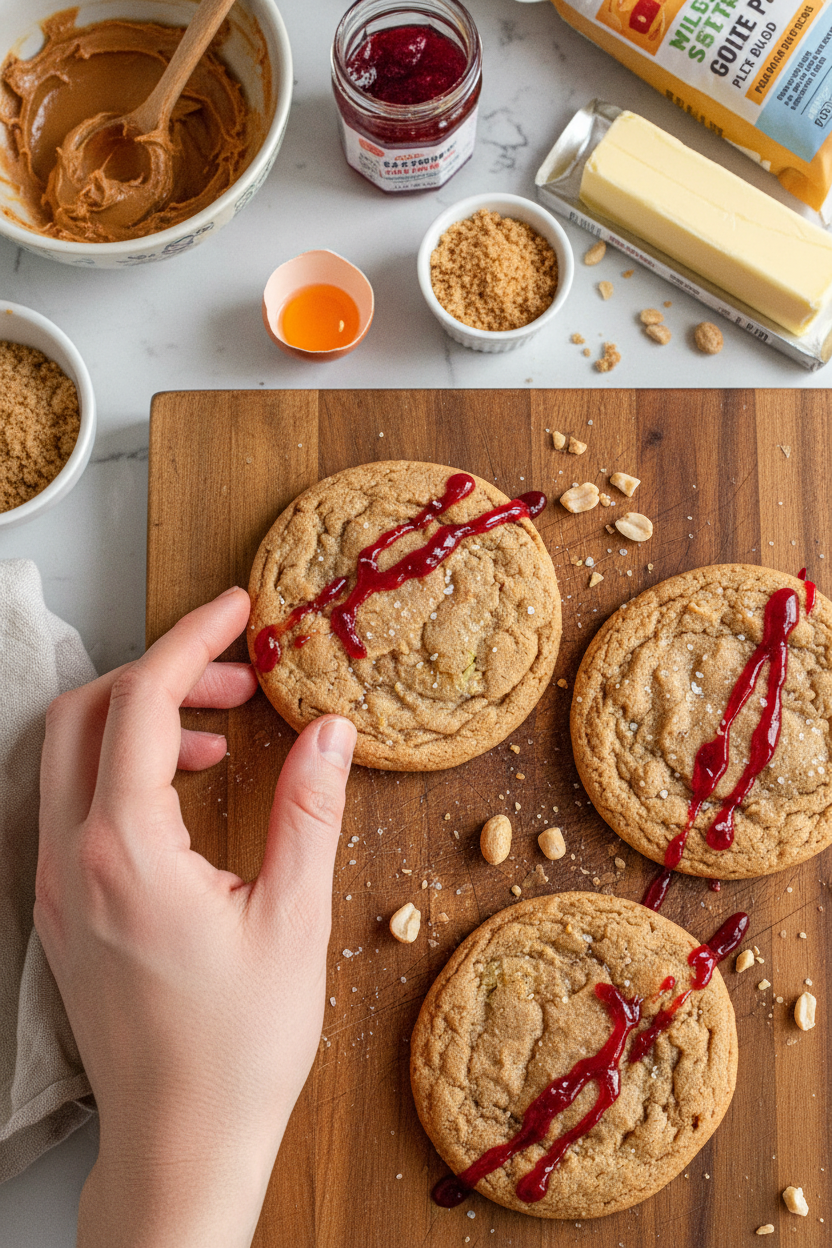 Peanut Butter and Jelly Cookies (Gluten-Free & Dairy-Free)