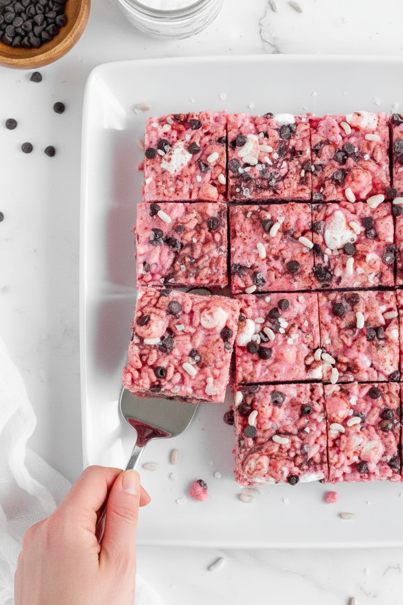 Strawberry Rice Krispie Treats (Gluten-Free & Dairy-Free)