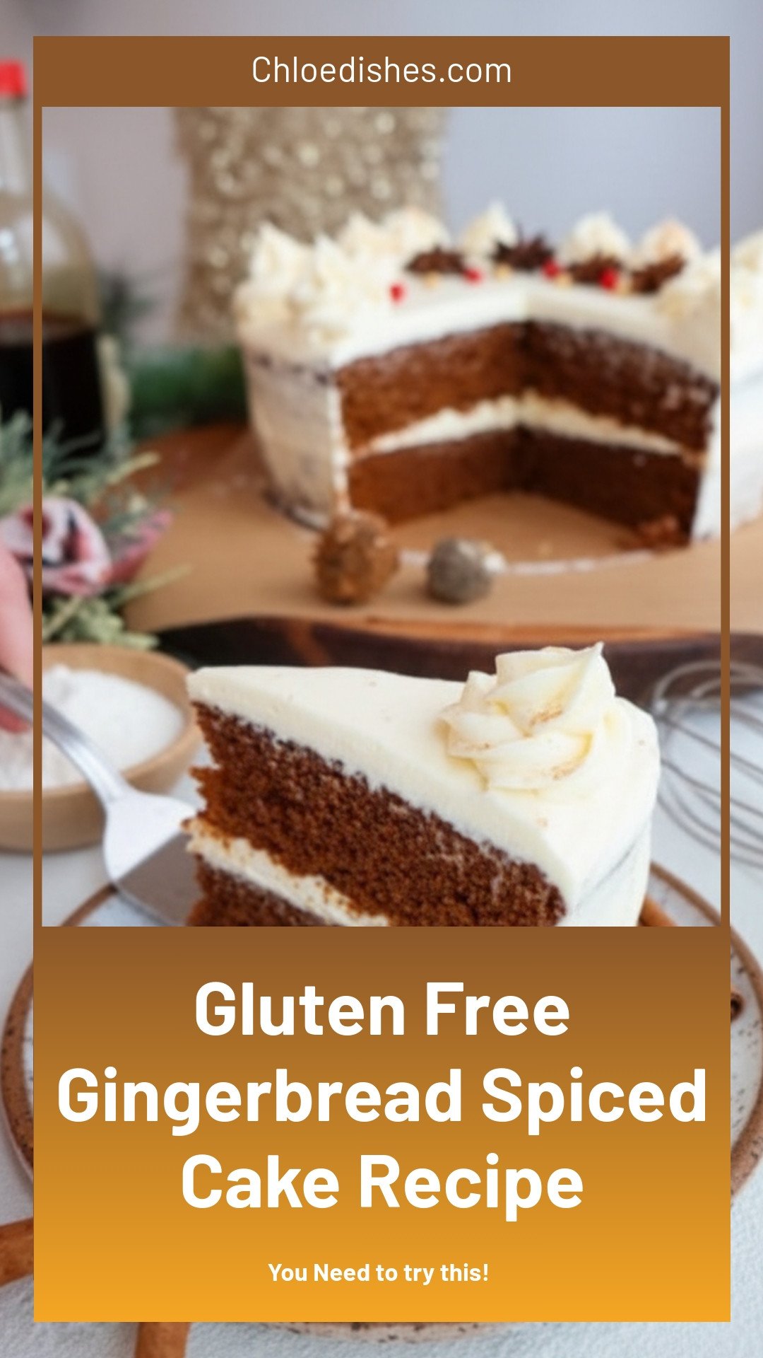 Gingerbread Gluten Free Spiced Cake