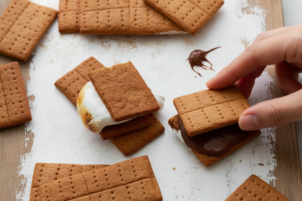Gluten Free Graham Crackers for Snacks and Recipes