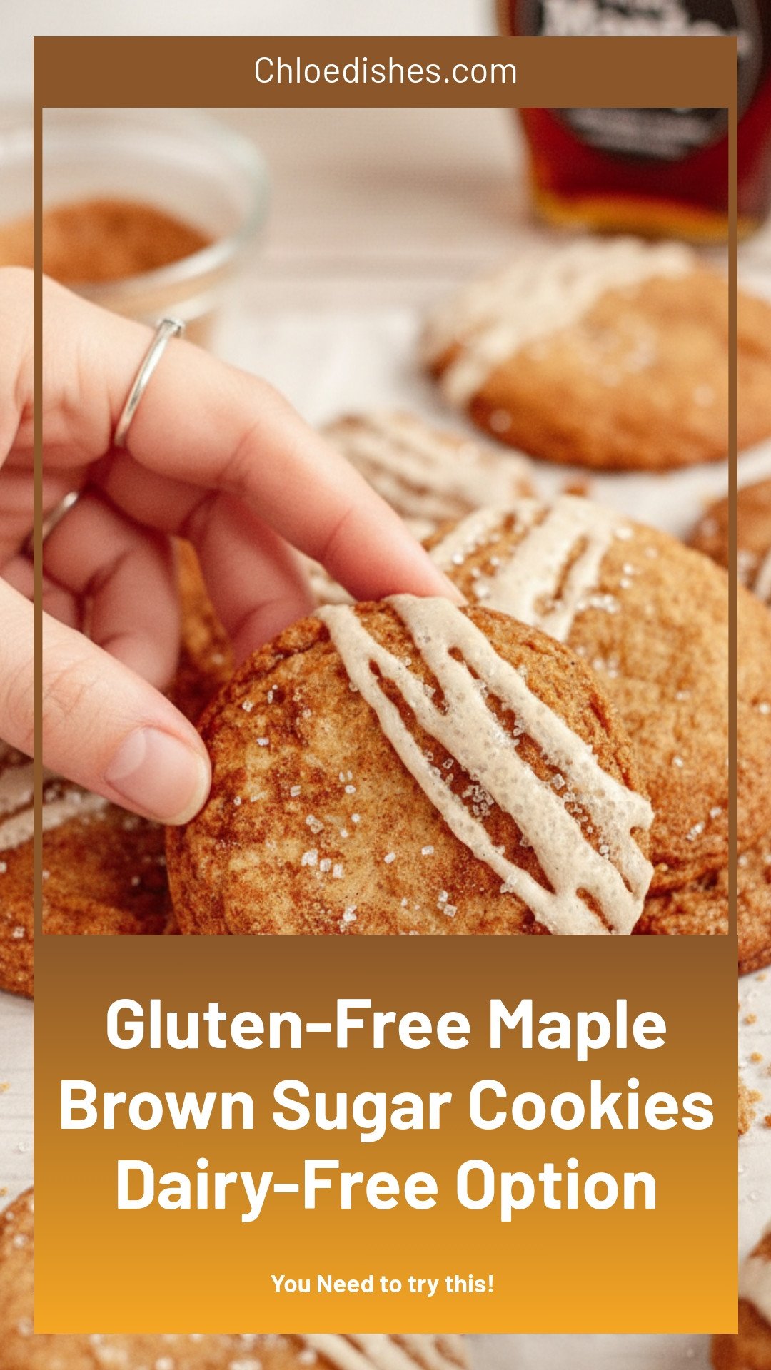 Maple Brown Sugar Cookies (GF & DF Option)