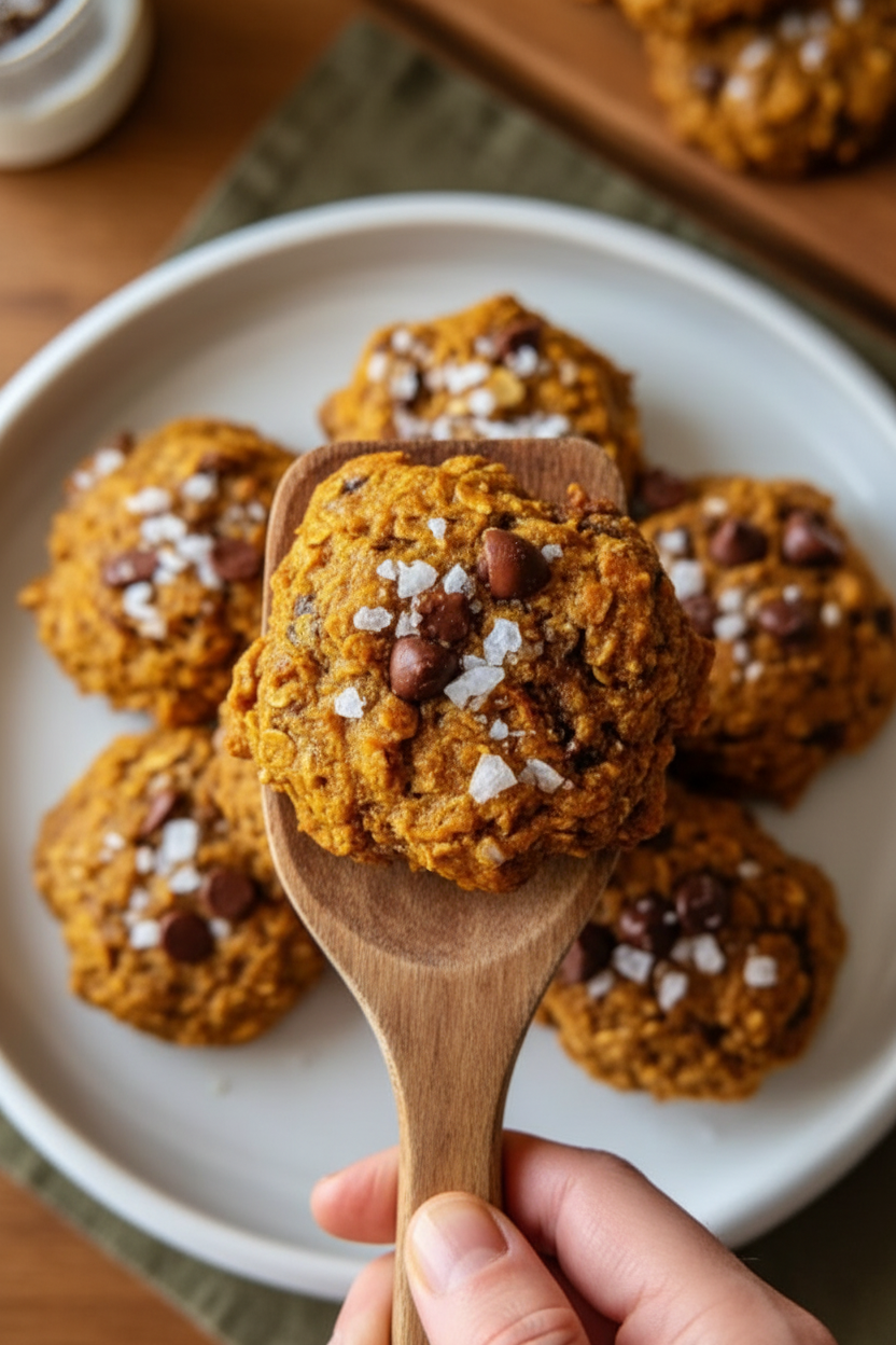 Gluten Free Pumpkin Oatmeal Cookies