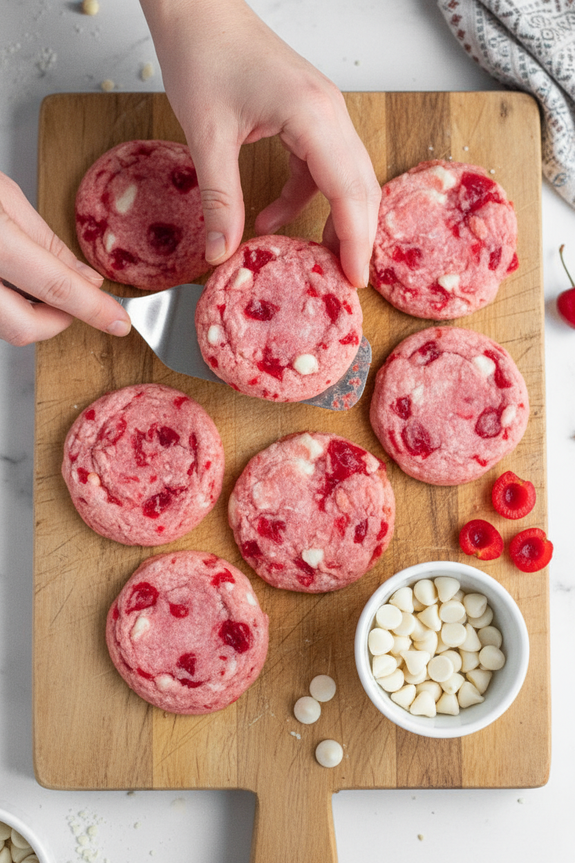 Cherry Chip Cookies (Gluten Free & Vegan)