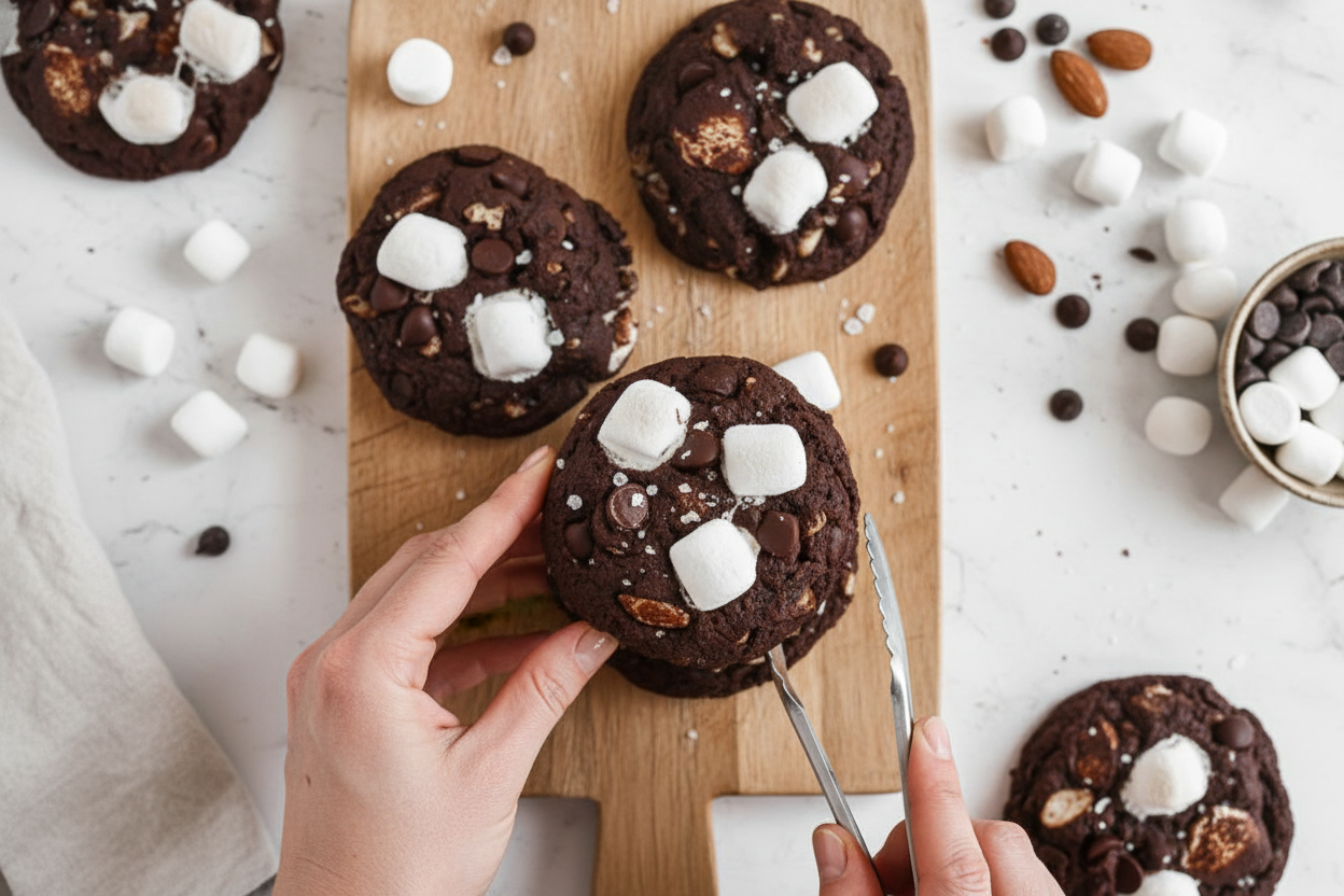 Gluten Free Vegan Rocky Road Cookies Recipe