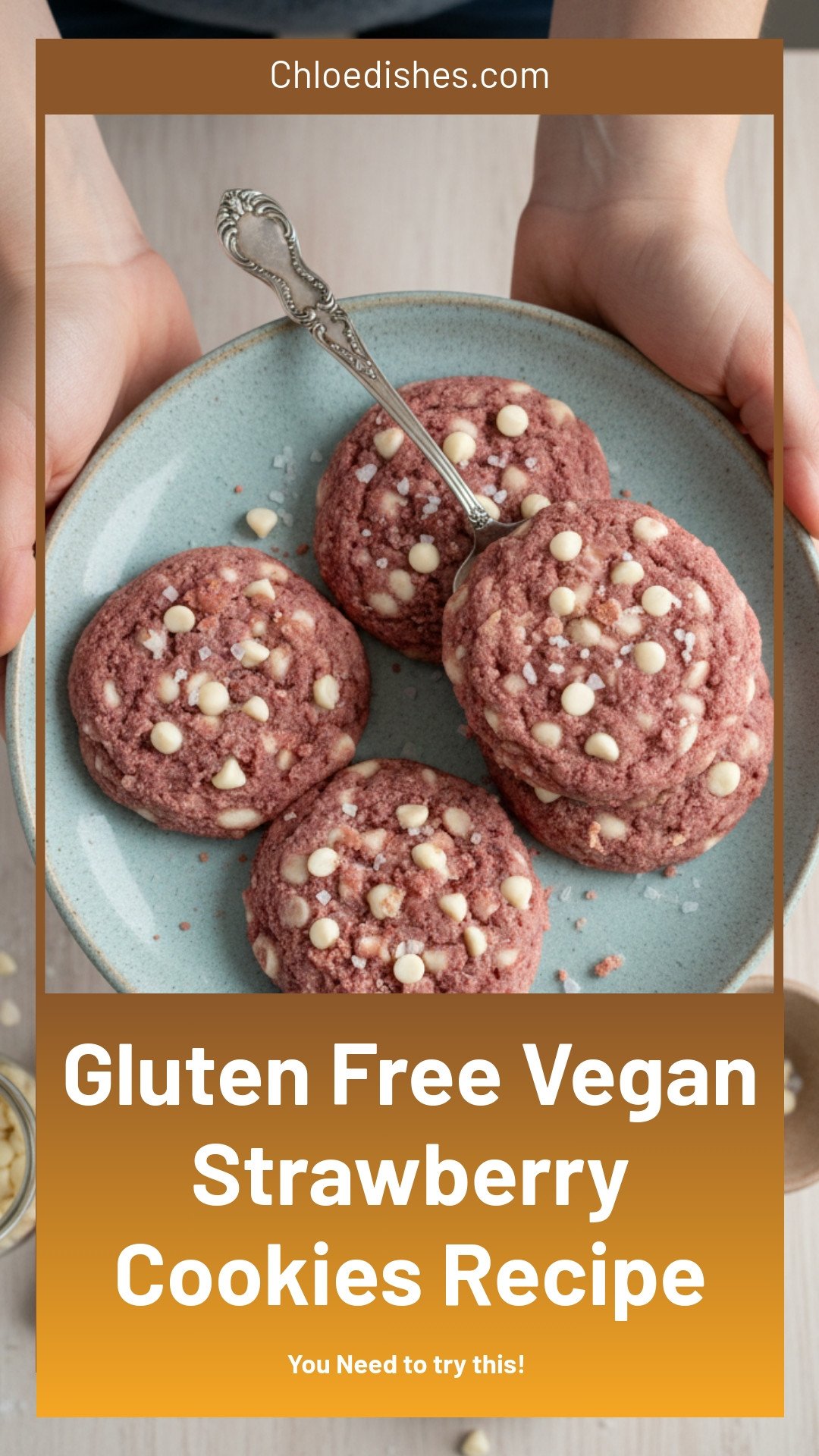 Vegan Strawberry Cookies (Gluten-Free)