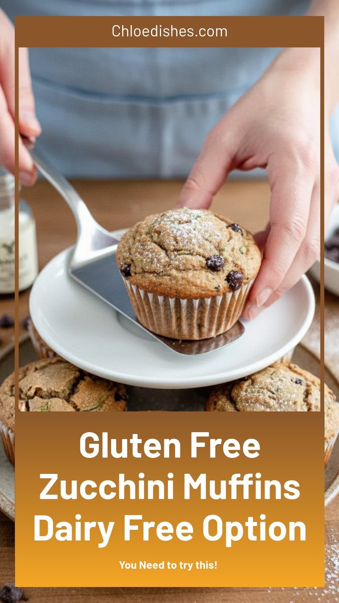 Gluten-Free Zucchini Muffins (Dairy-Free Option)