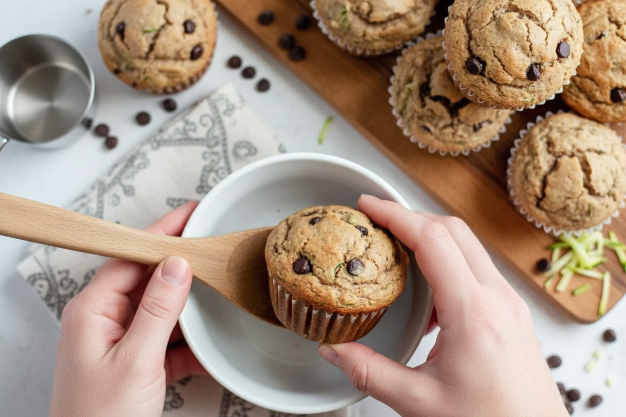 Gluten Free Zucchini Muffins Dairy Free Option