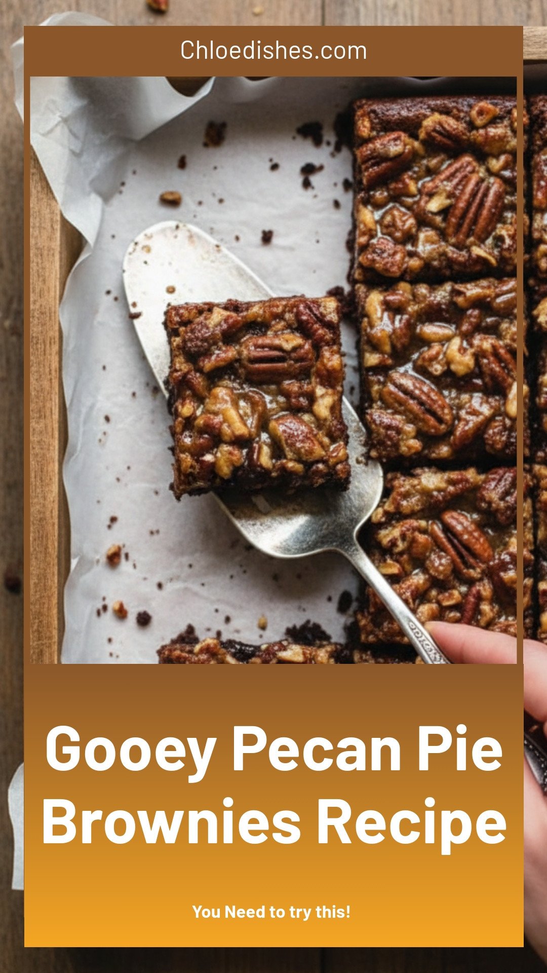 Best Gooey Pecan Pie Brownies