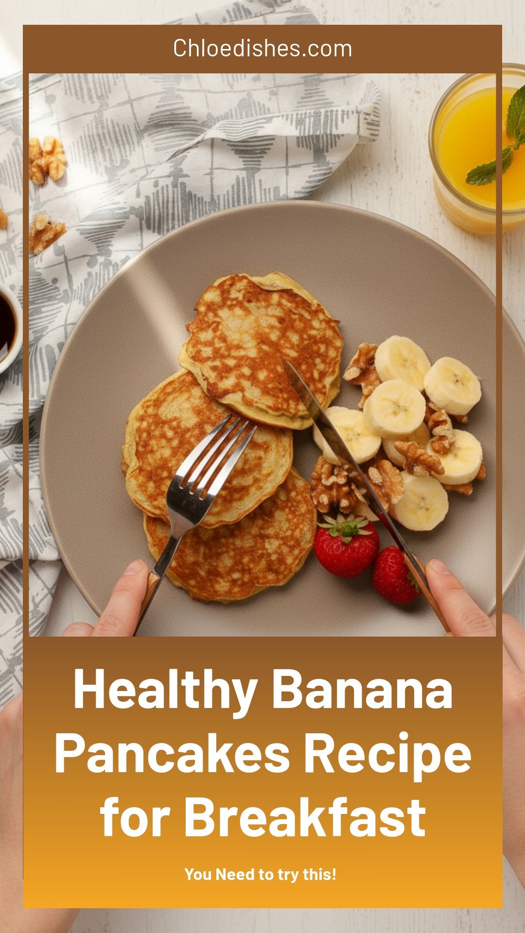 How to Make Healthy Banana Pancakes