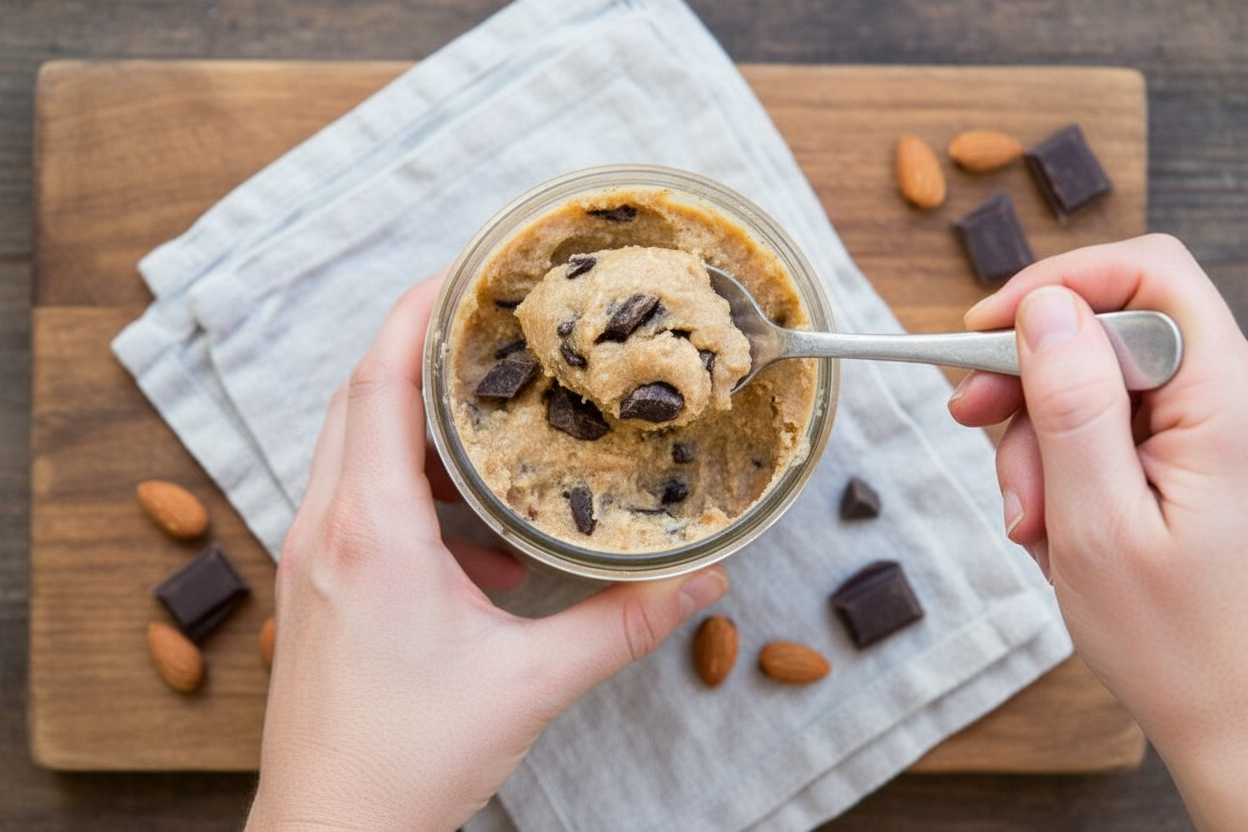 Healthy Edible Cookie Dough Recipe by Caroline Chambers