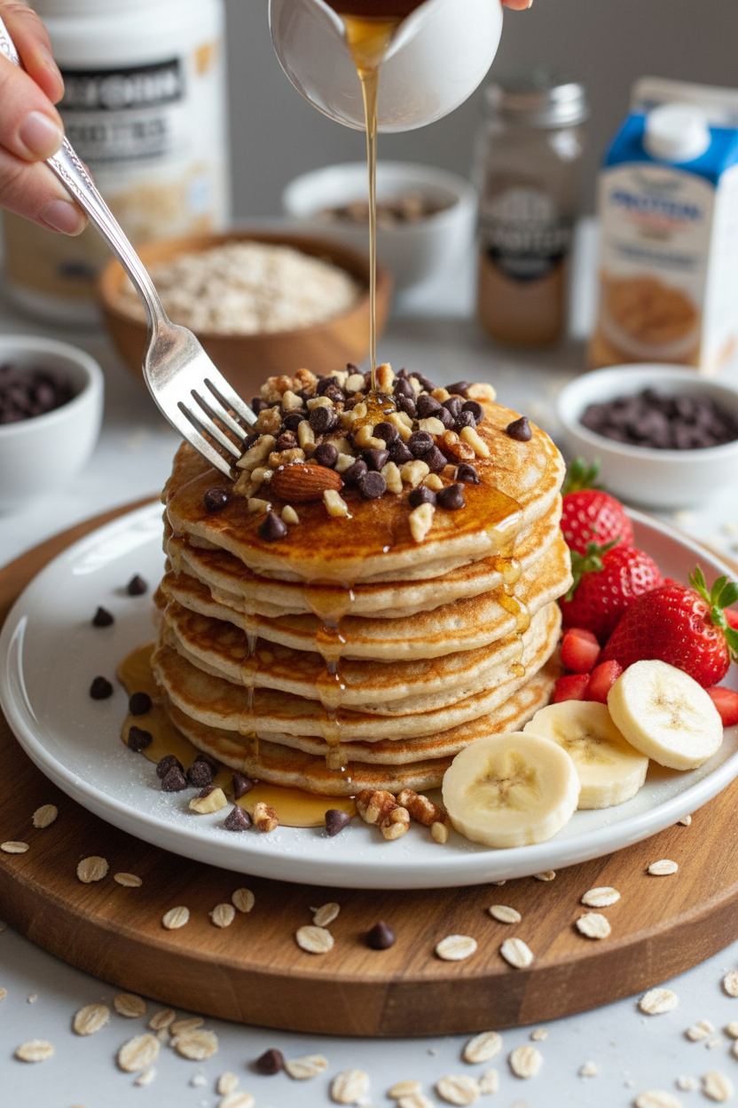 Oatmeal Protein Pancakes Recipe